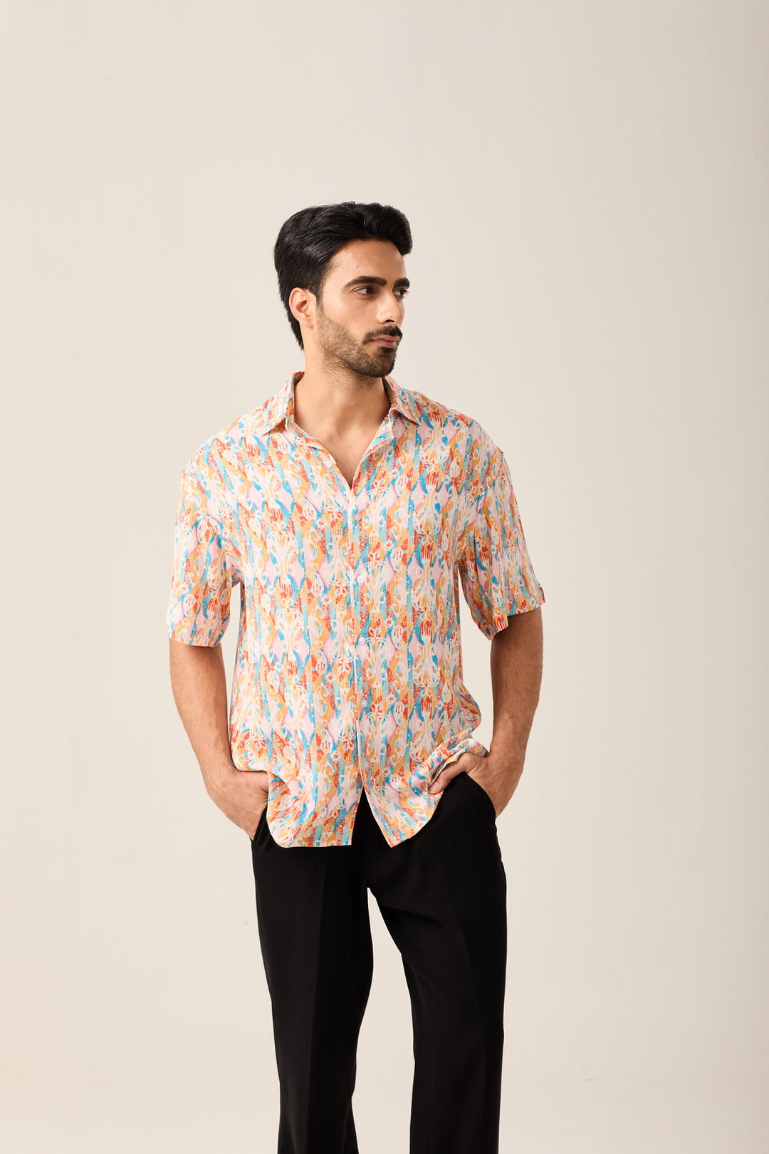 Multicolor Geometric Shirt