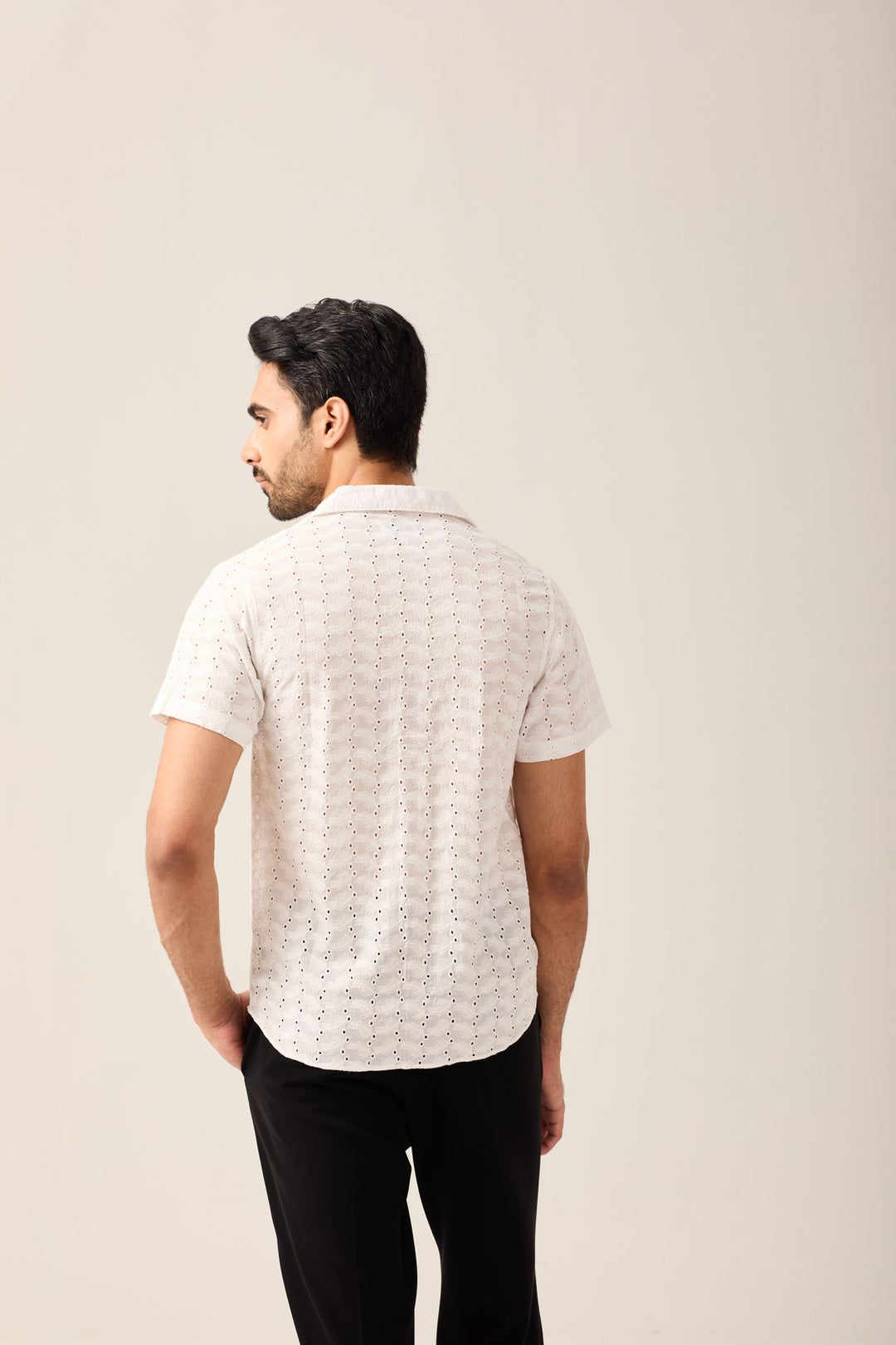 White Eyelet Shirt