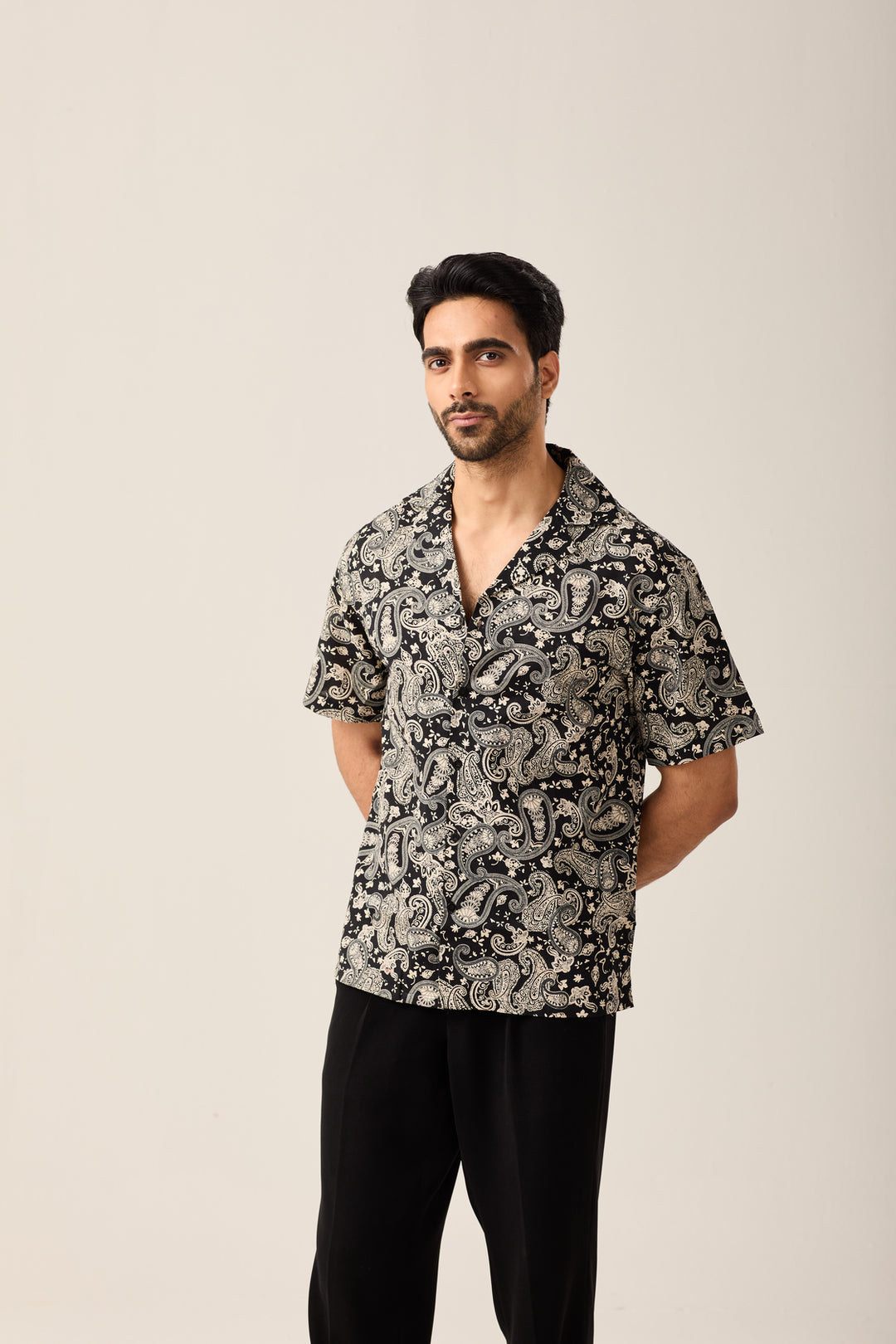Black Paisley Shirt