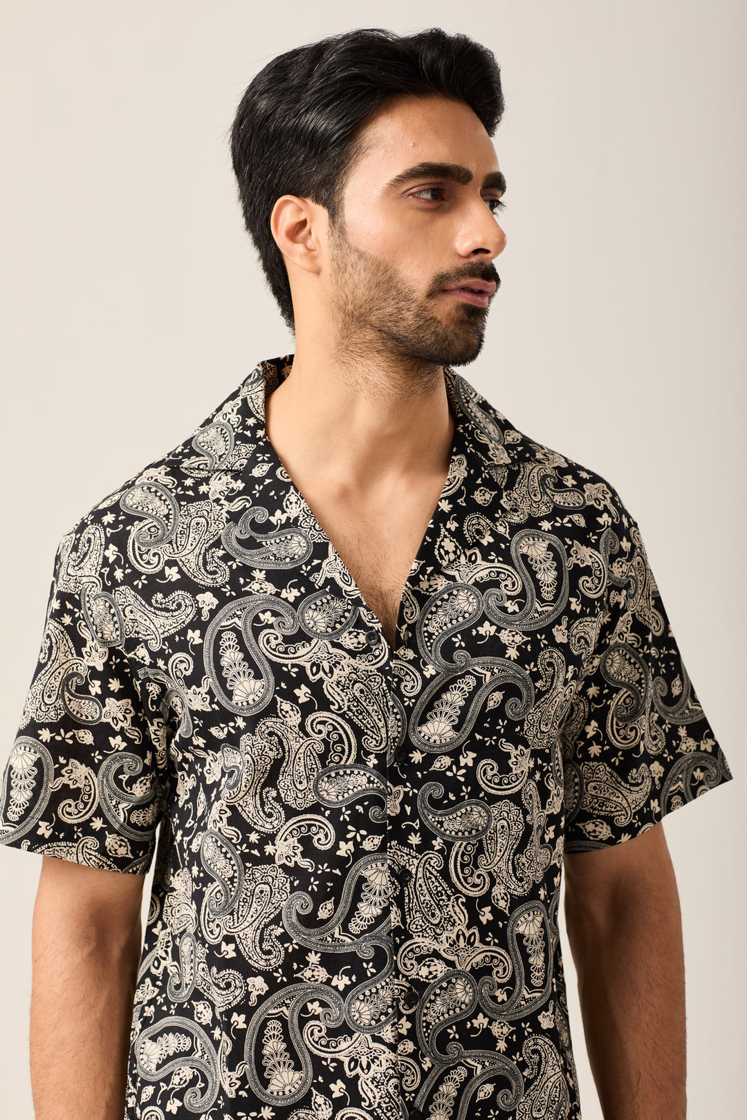 Black Paisley Shirt