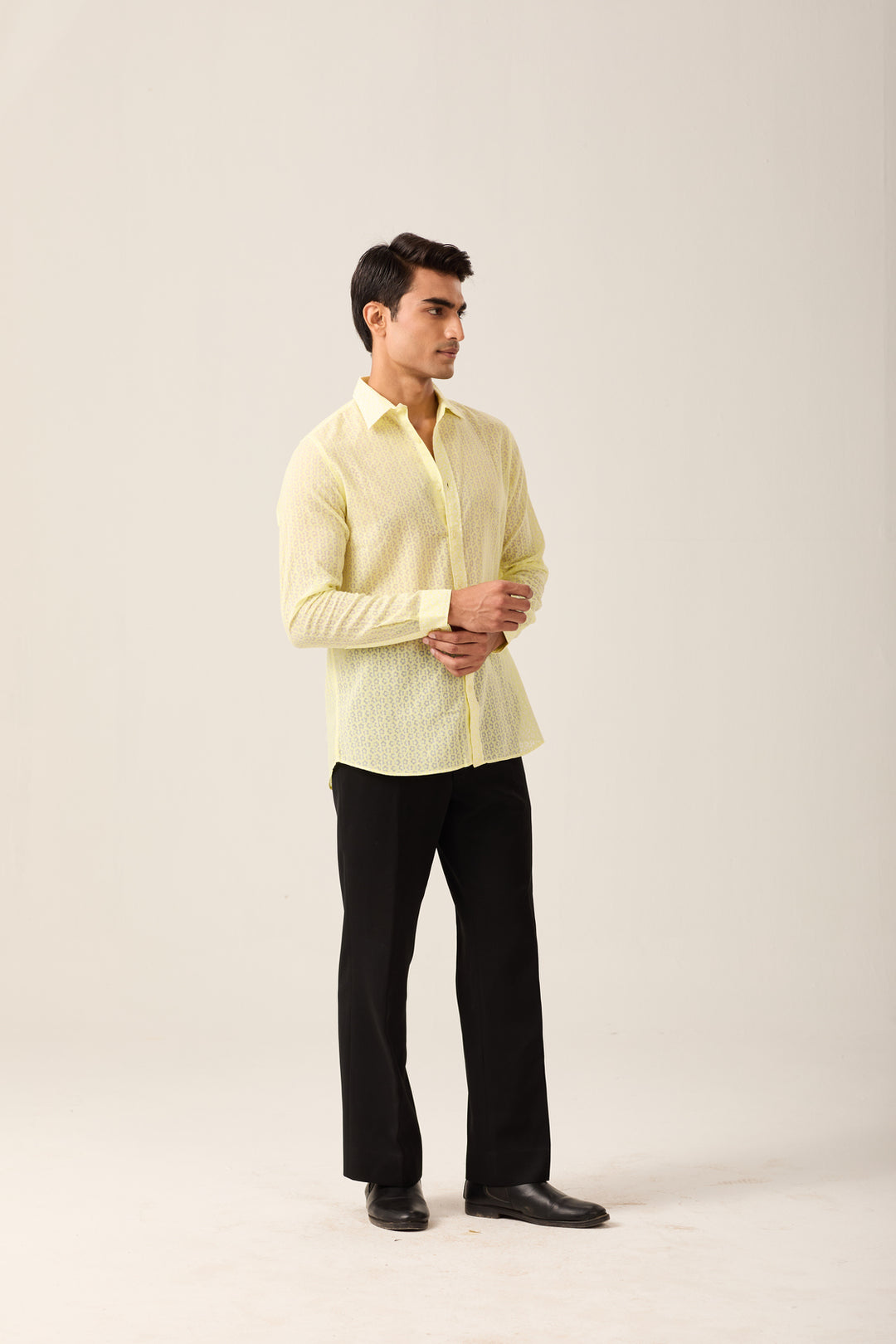 Yellow Sheer Shirt