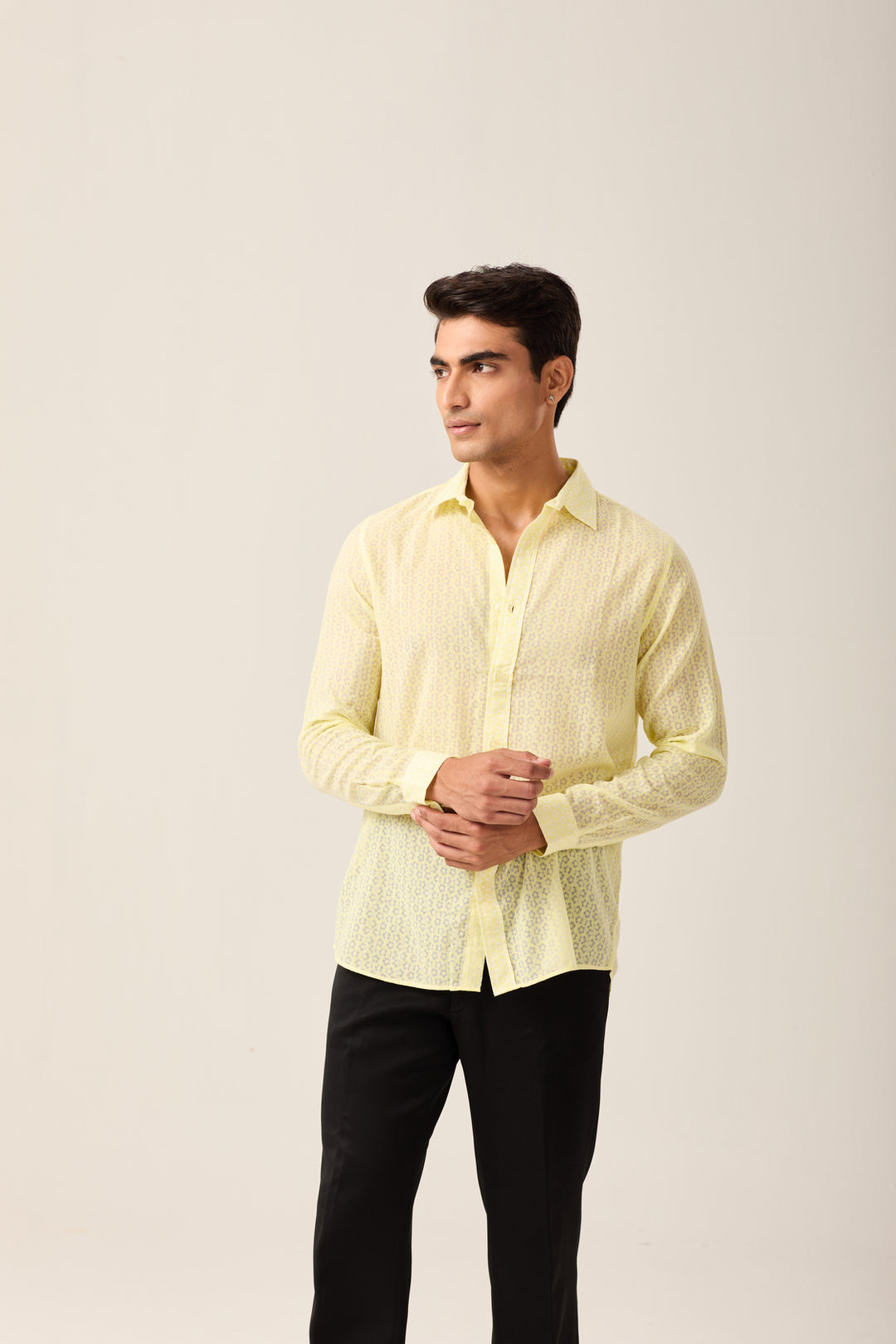 Yellow Sheer Shirt