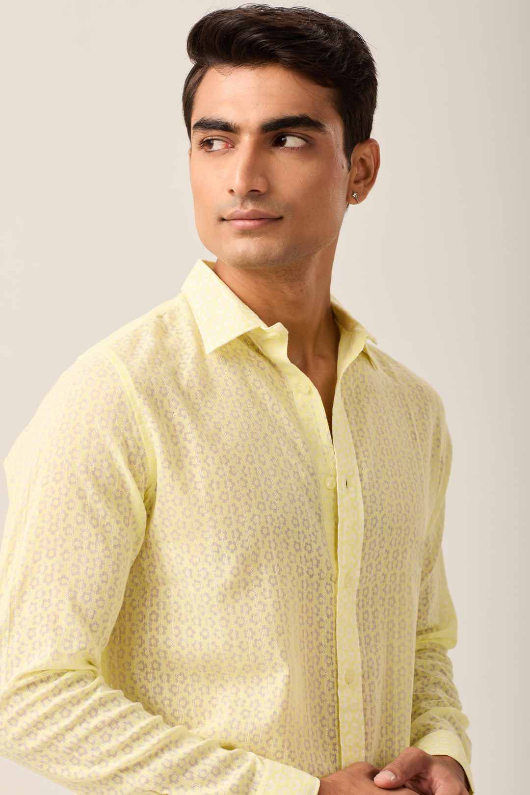 Yellow Sheer Shirt