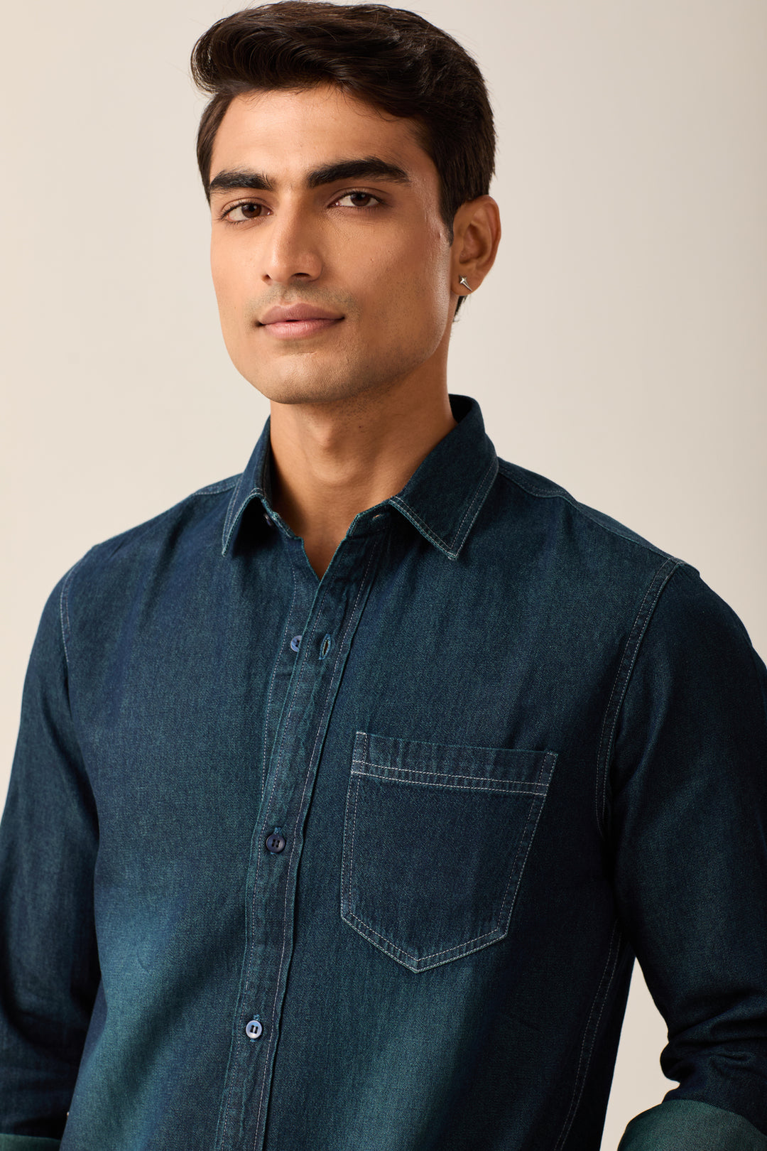Indigo Denim Shirt