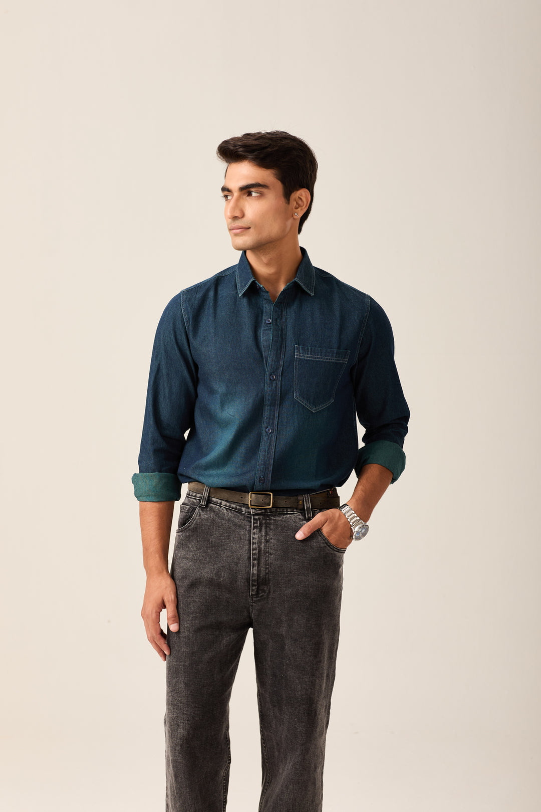 Indigo Denim Shirt