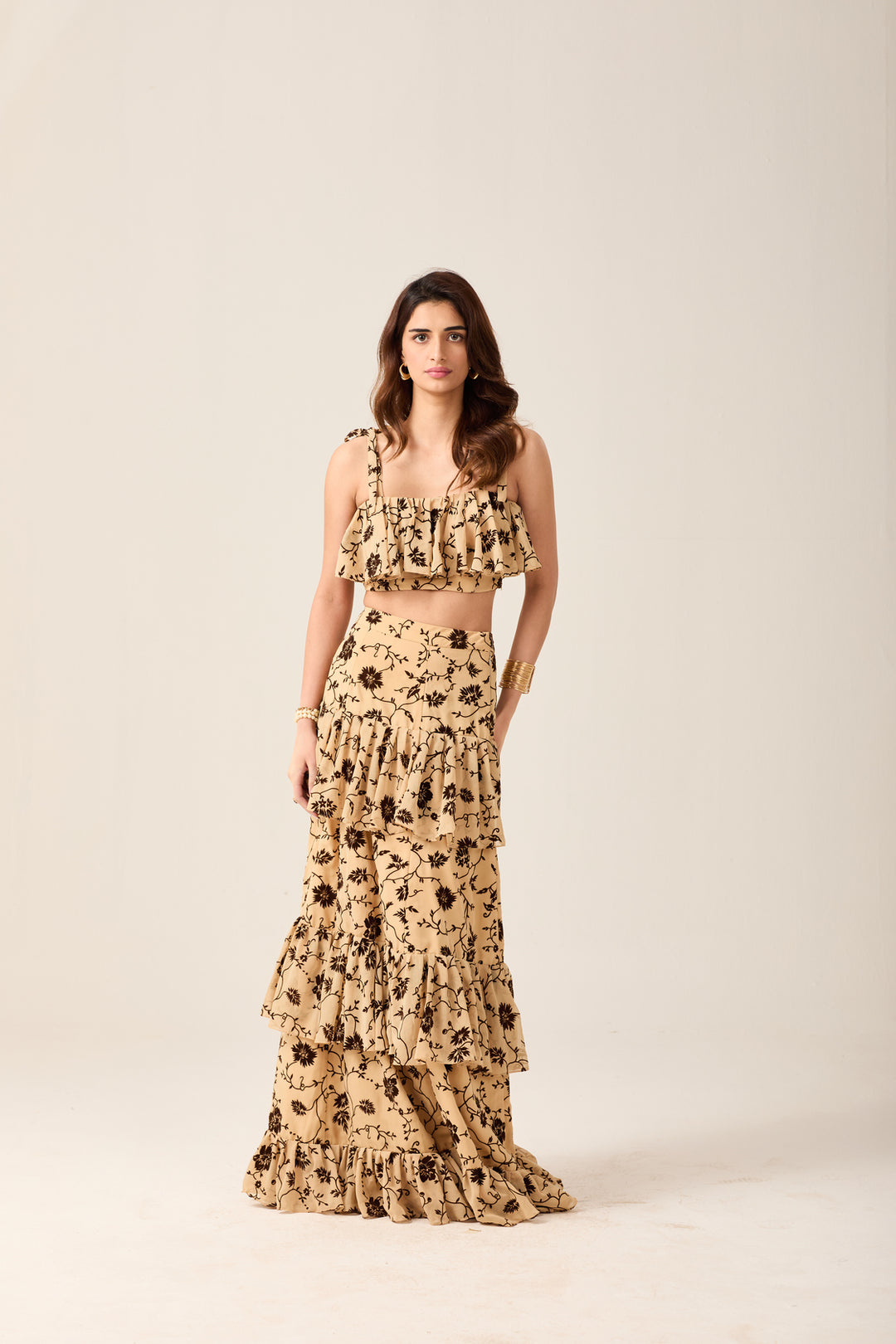 Floral Ruffle Co-ord Set