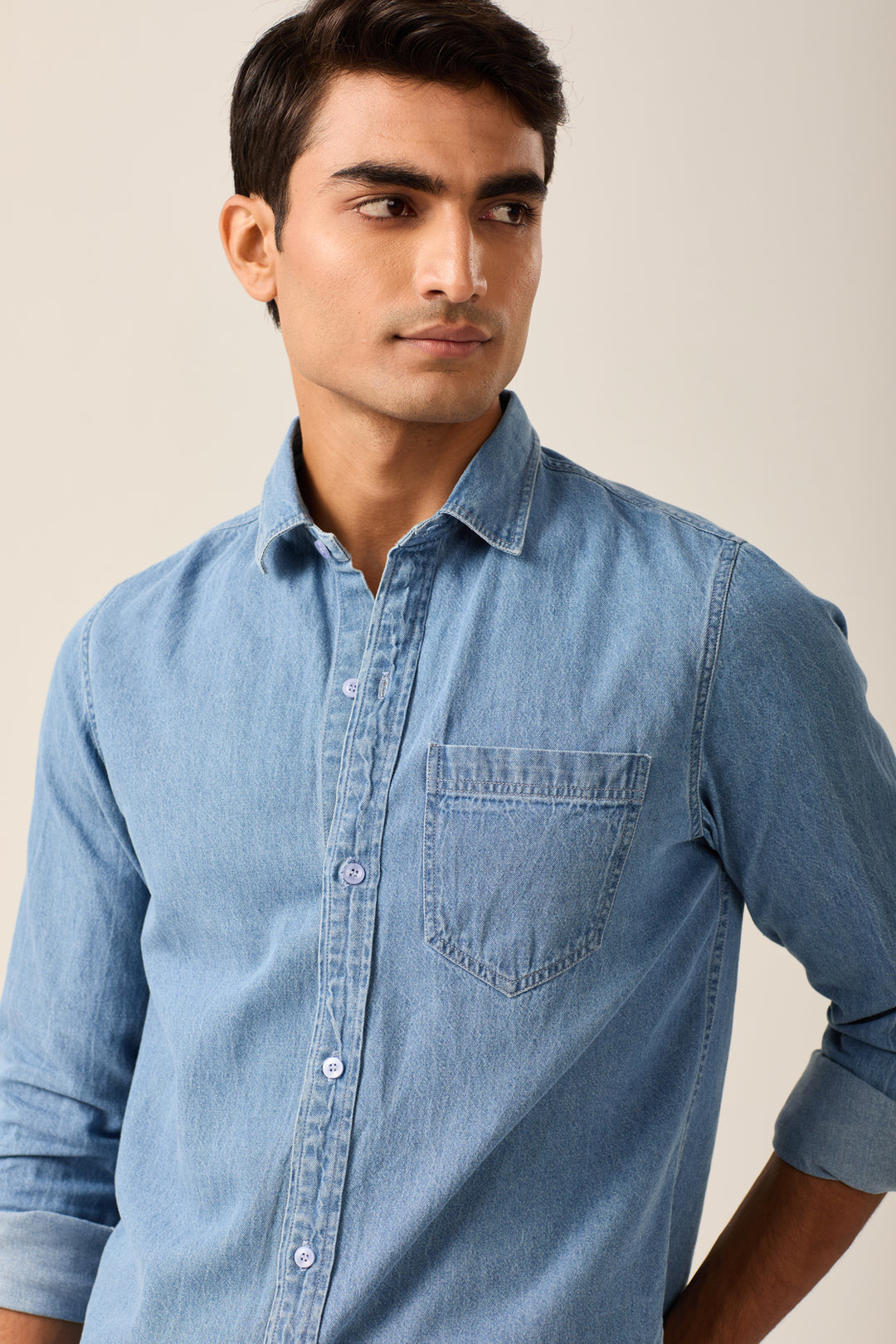 Light Blue Denim Shirt