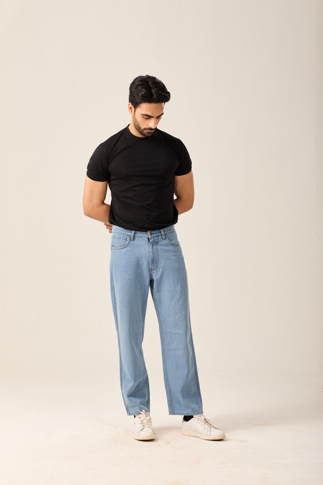 Vintage Blue Loose Fit Jeans