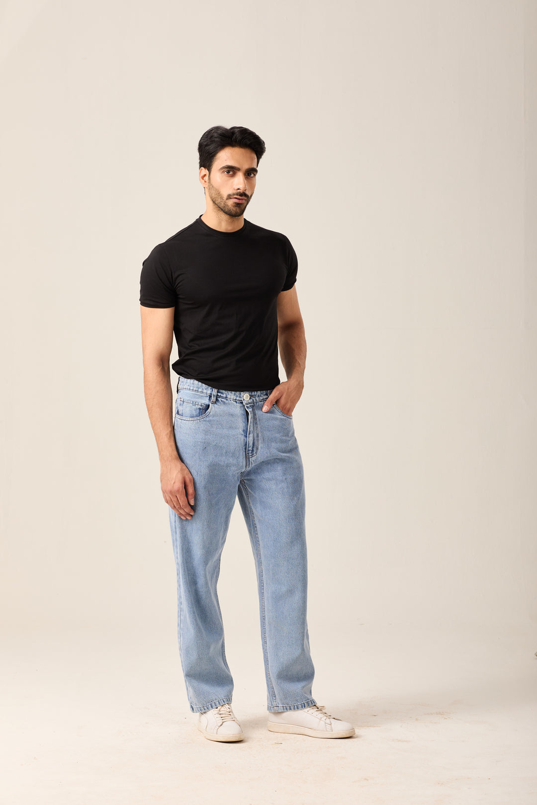 Light Blue Relaxed Fit Jeans