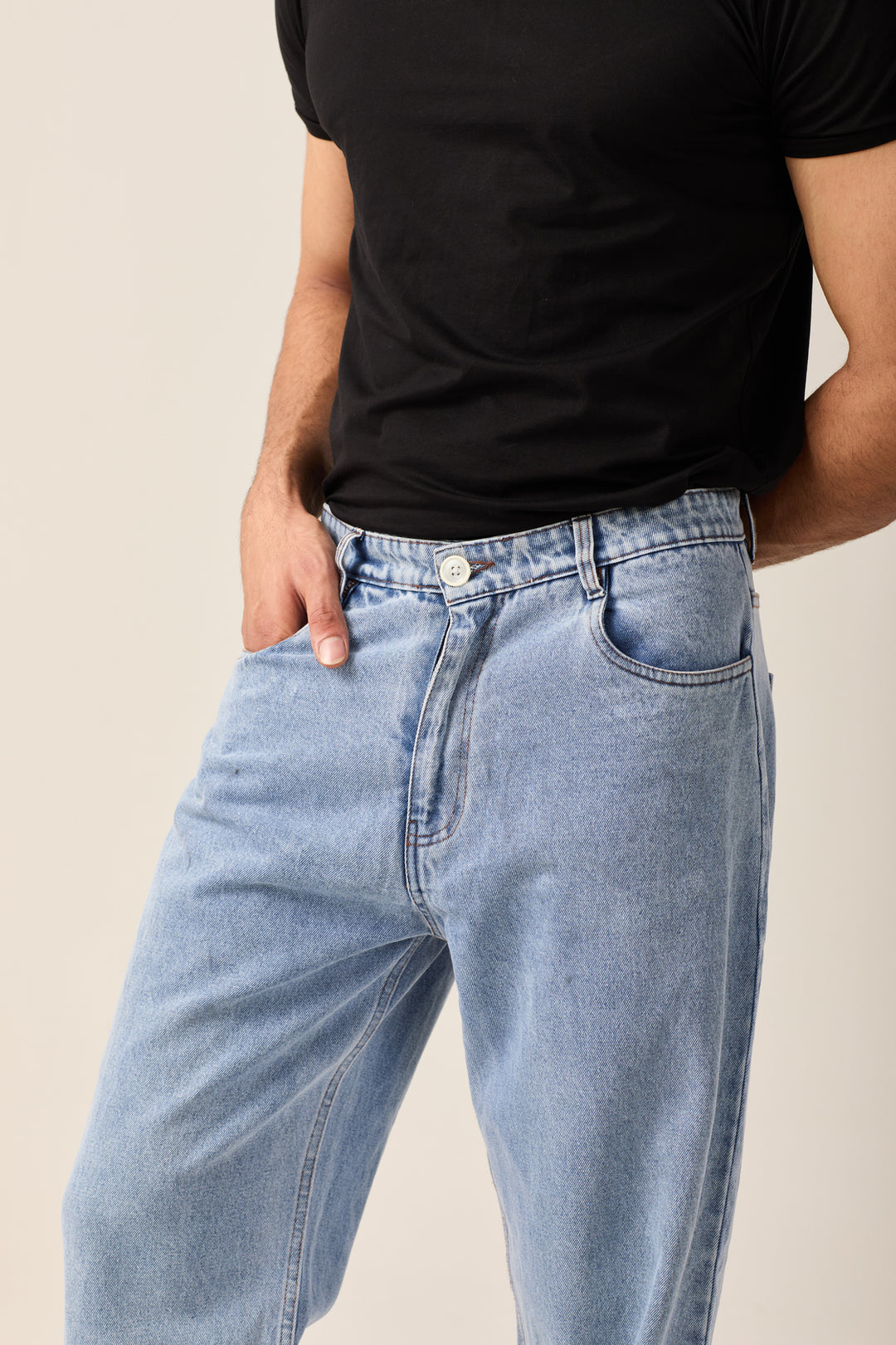 Light Blue Relaxed Fit Jeans