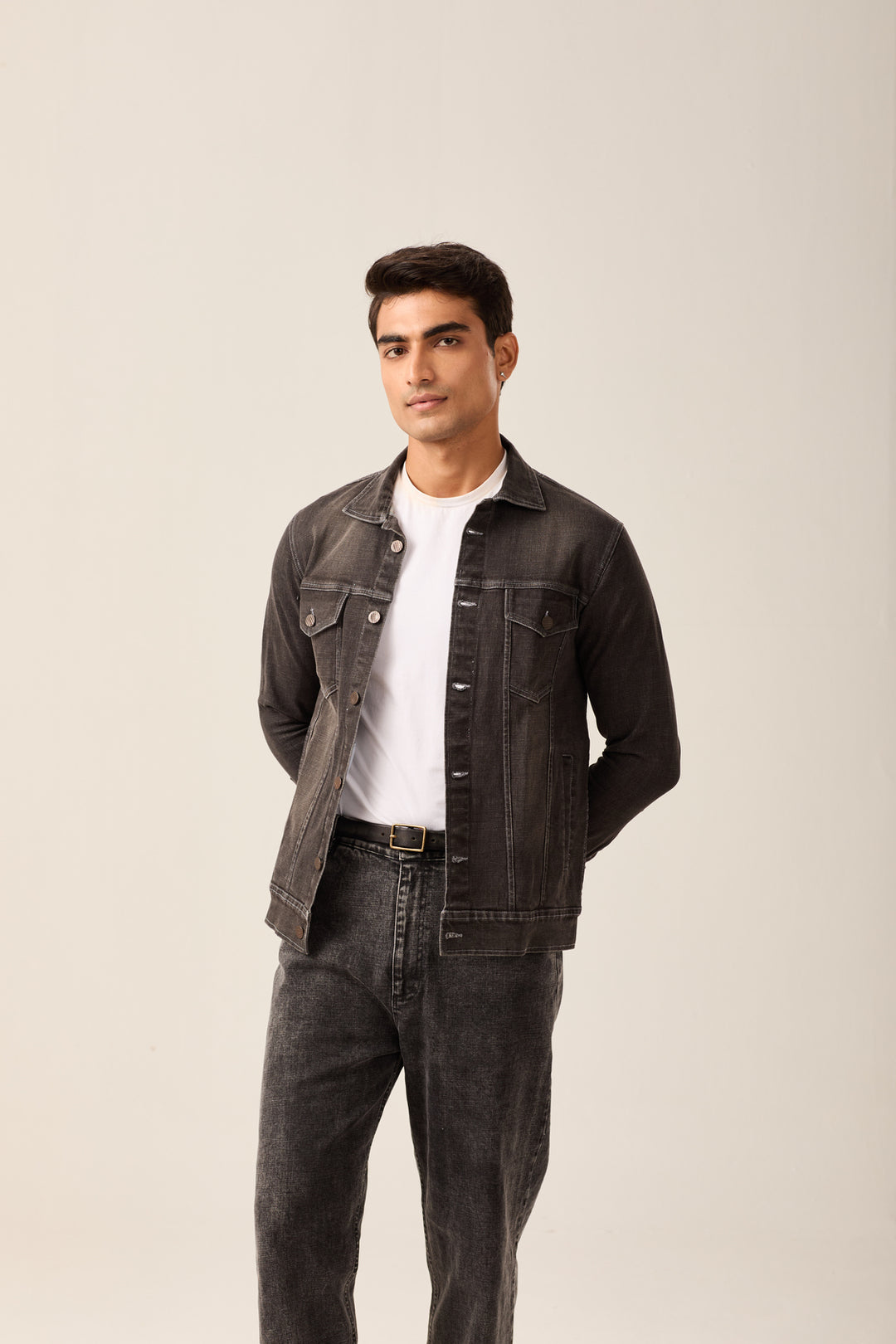 Charcoal Classic Denim Jacket