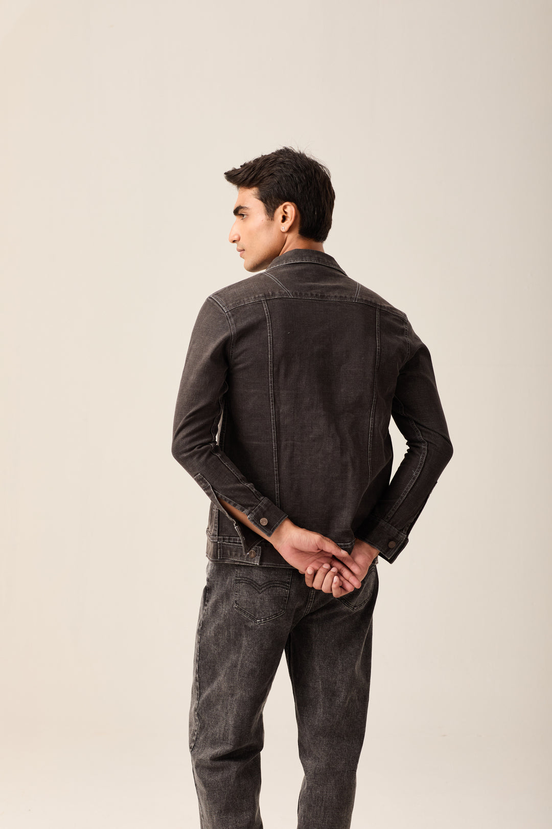 Charcoal Classic Denim Jacket