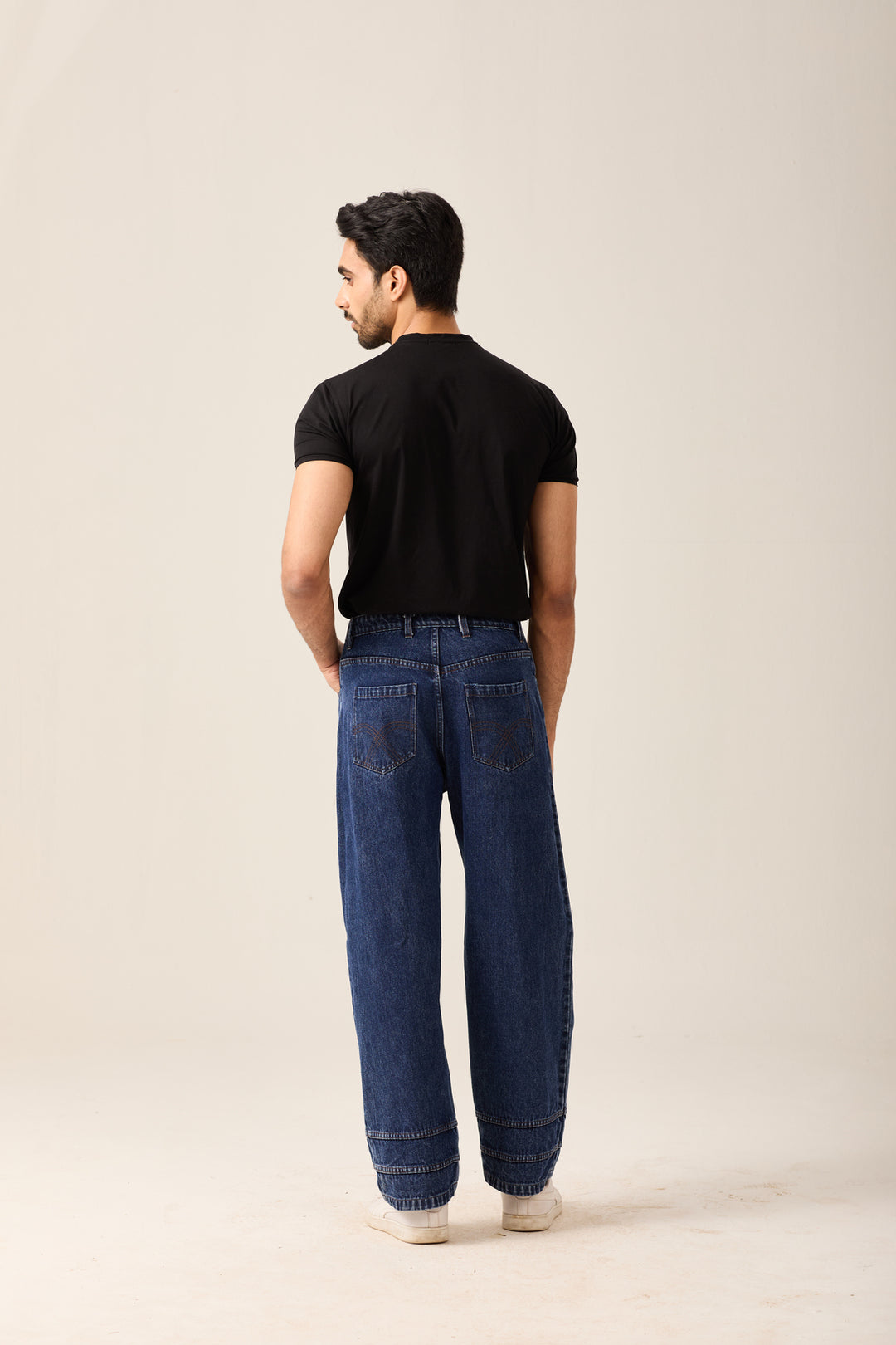 Dark Indigo Straight Jeans