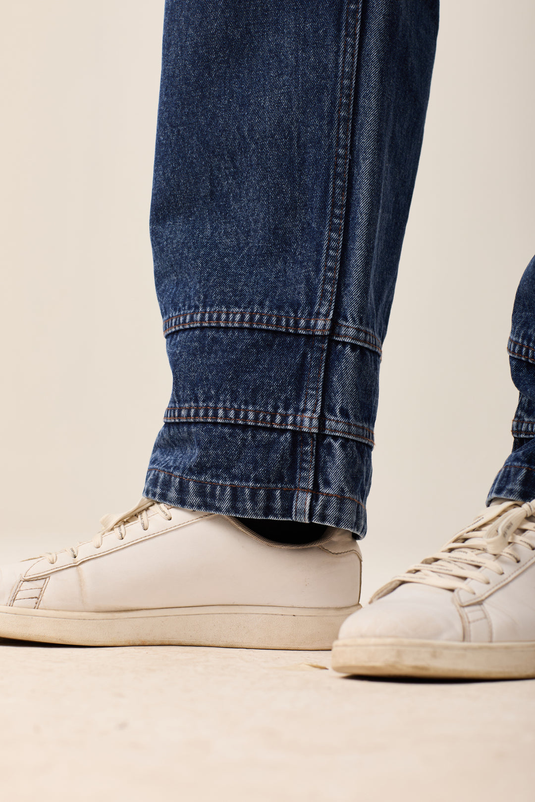 Dark Indigo Straight Jeans