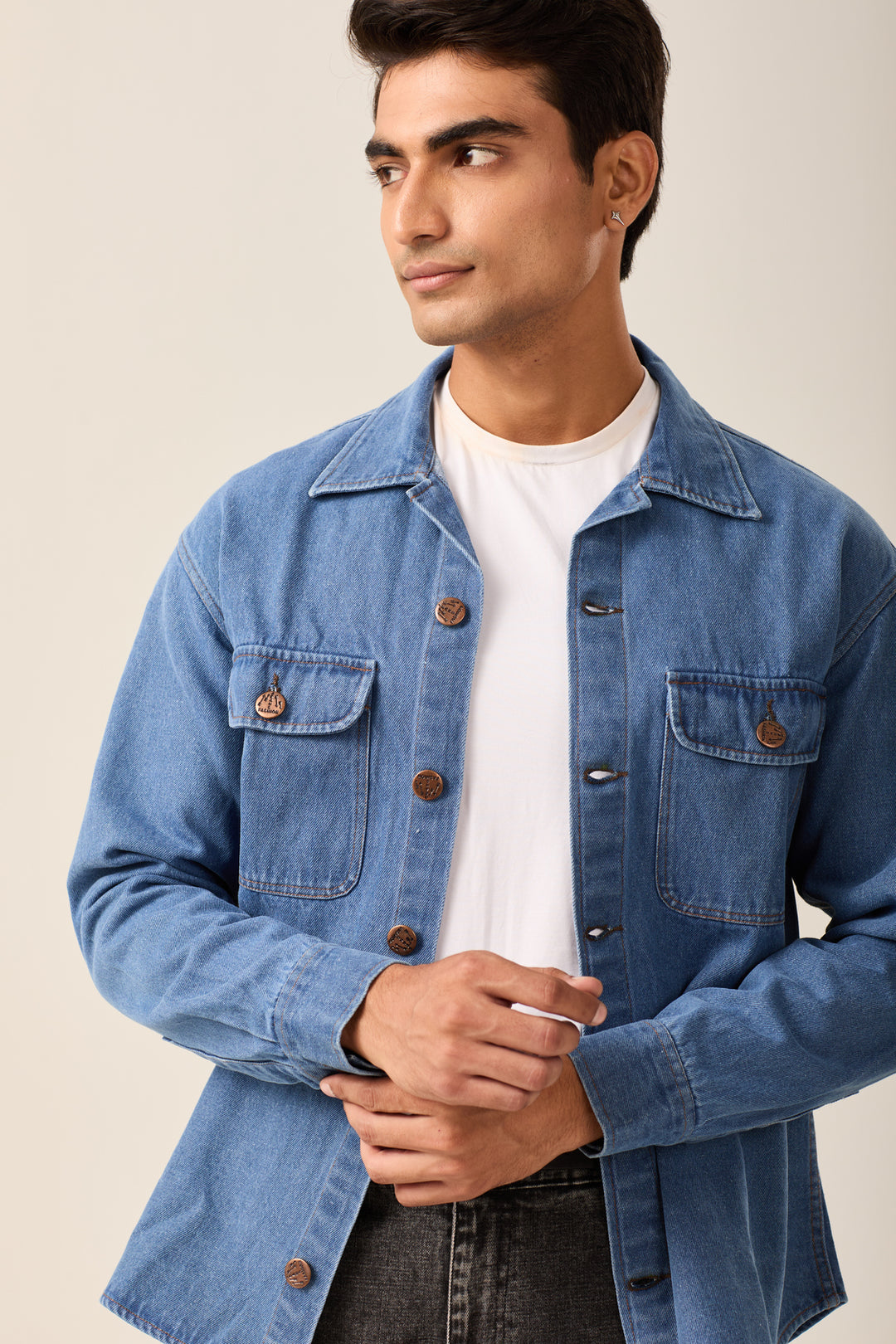 Light Blue Workwear Jacket
