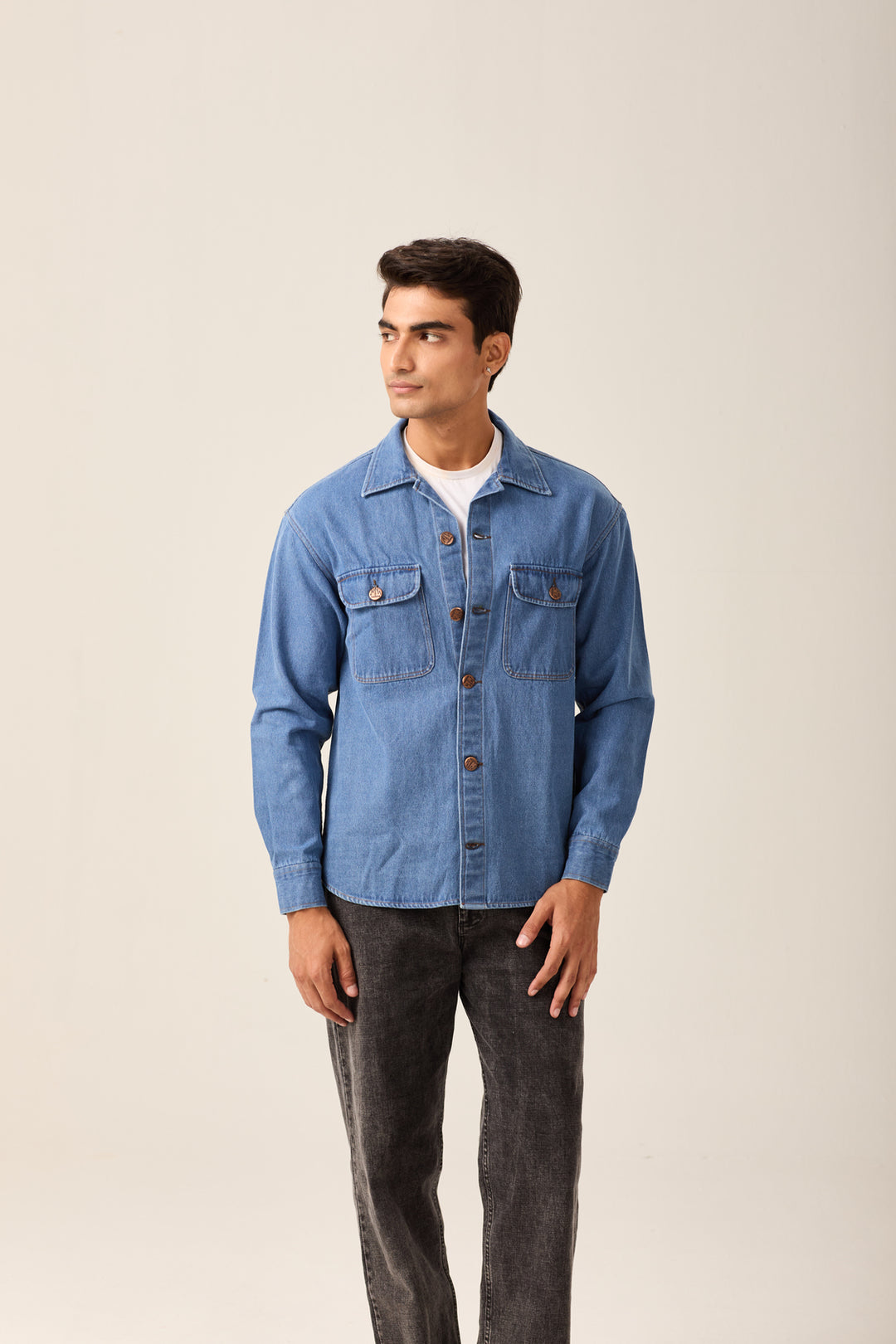 Light Blue Workwear Jacket