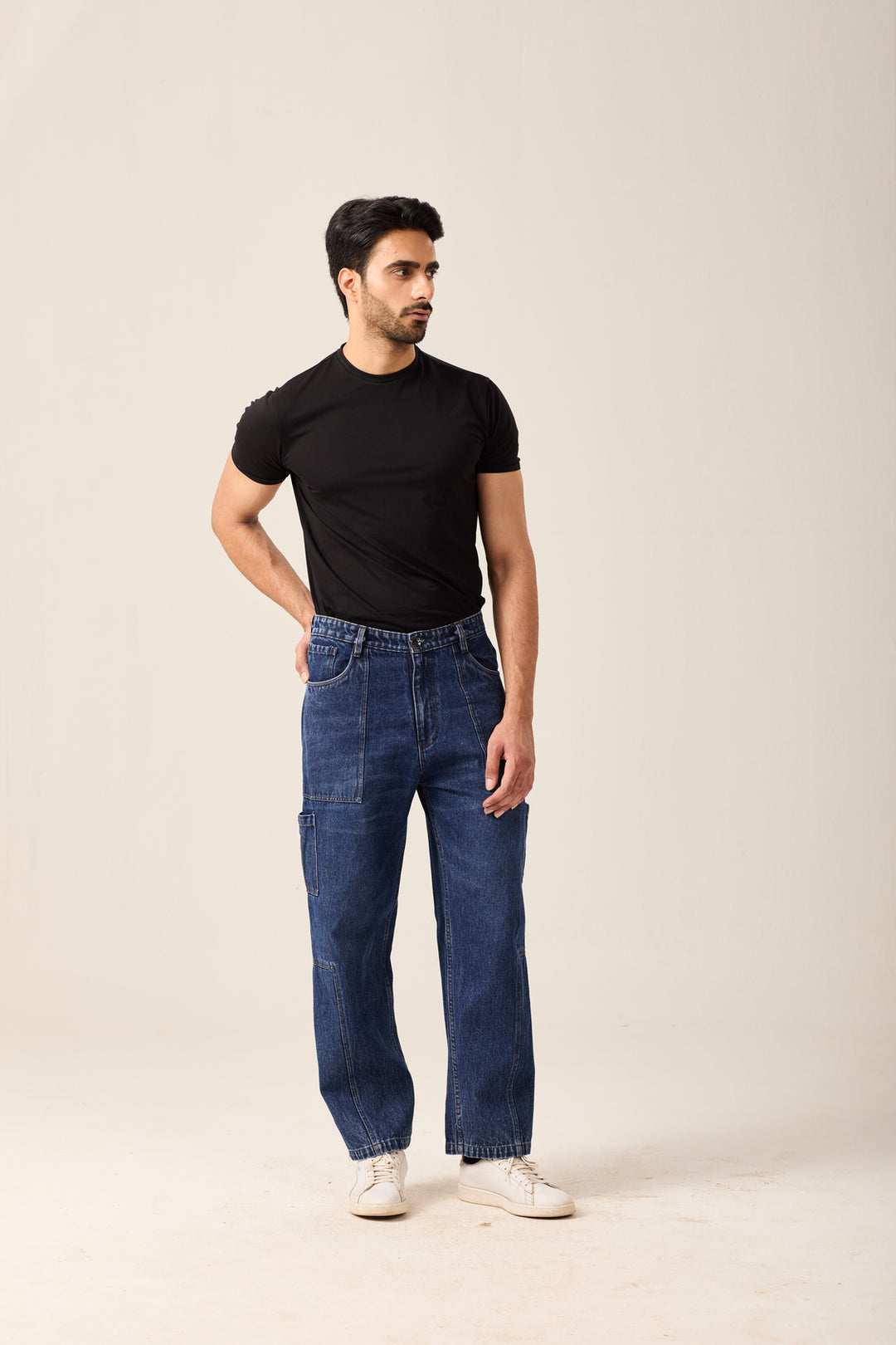 Indigo Blue Cargo Jeans