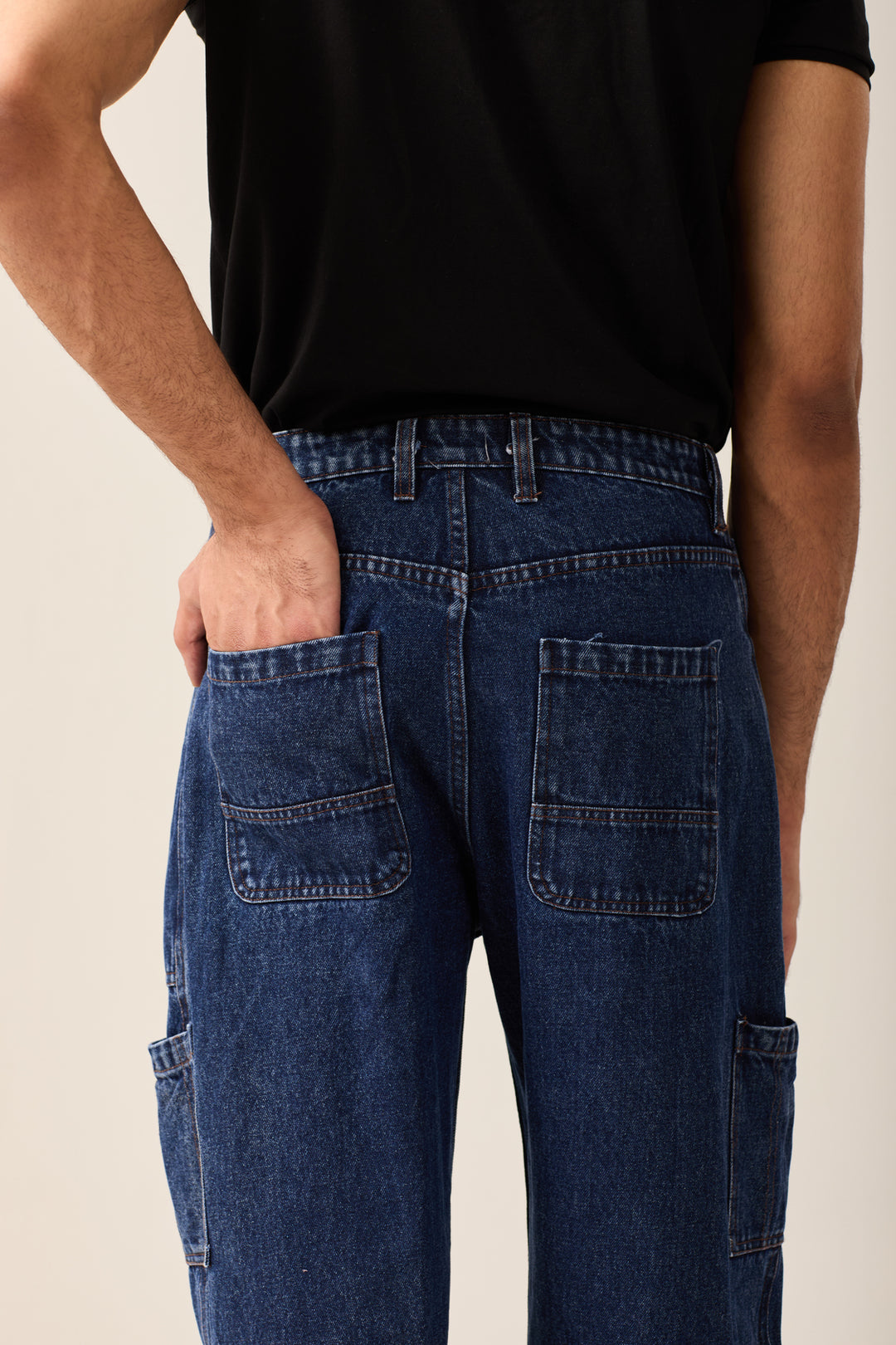 Indigo Blue Cargo Jeans