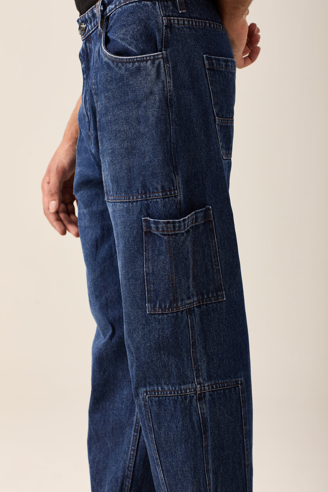 Indigo Blue Cargo Jeans