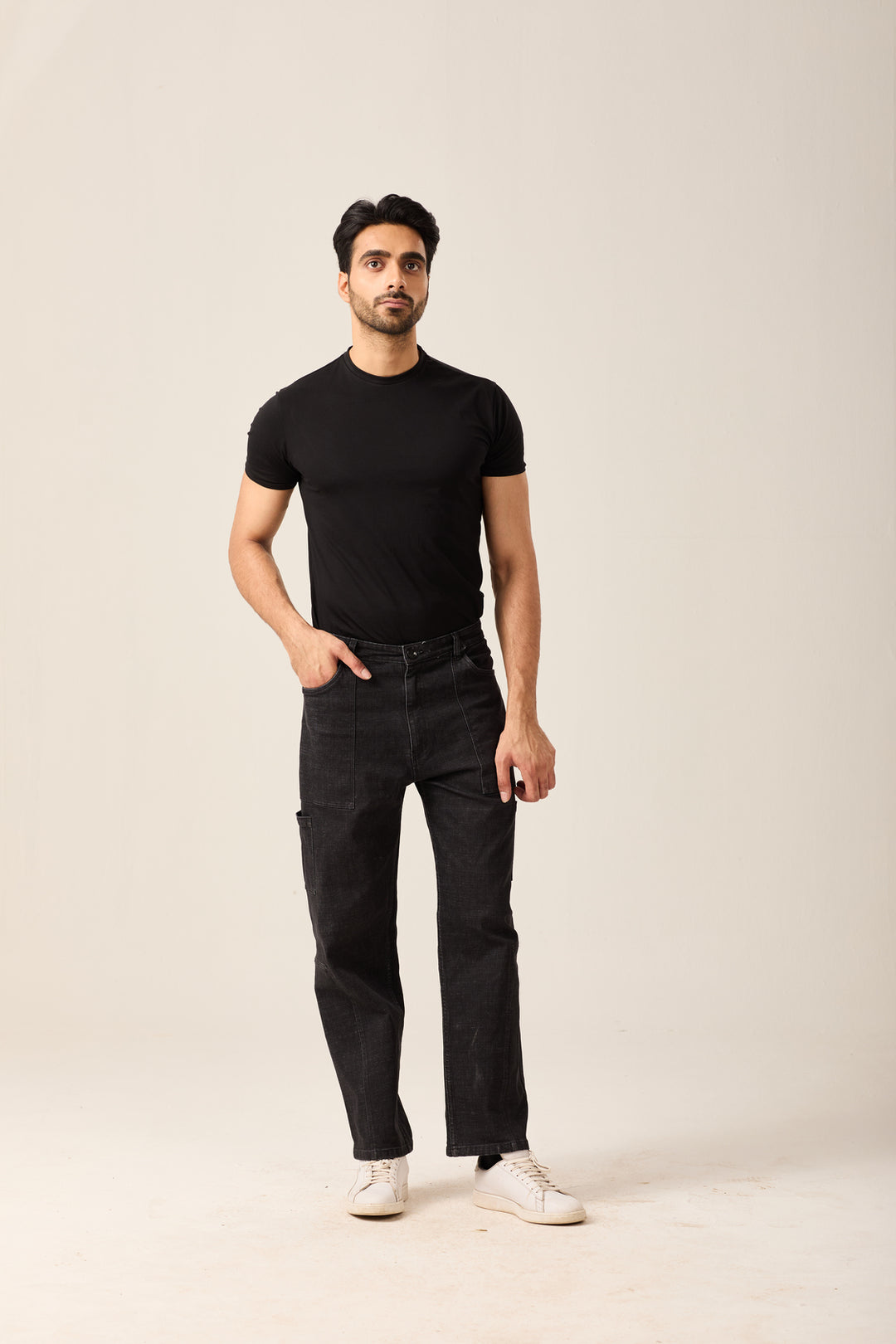 Black Utility Jeans