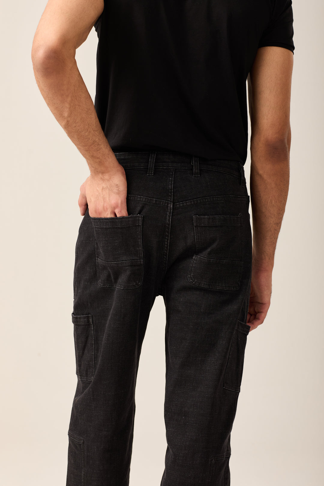 Black Utility Jeans