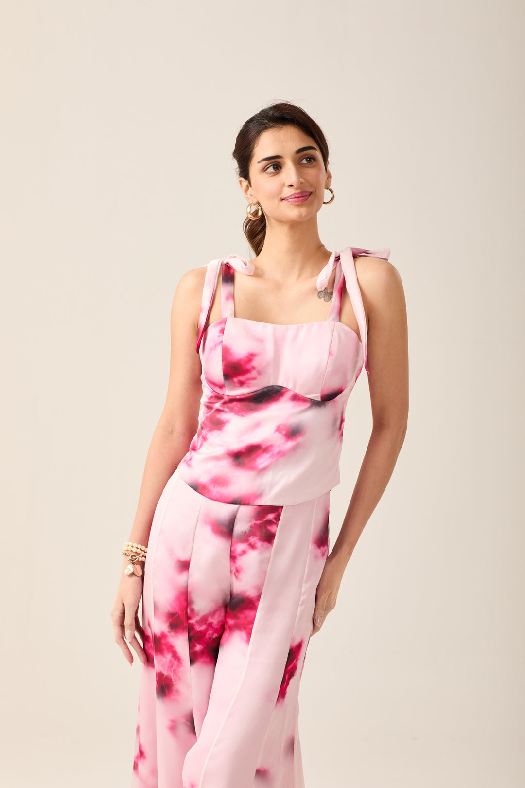Pink Tie-Dye Co-ord Set