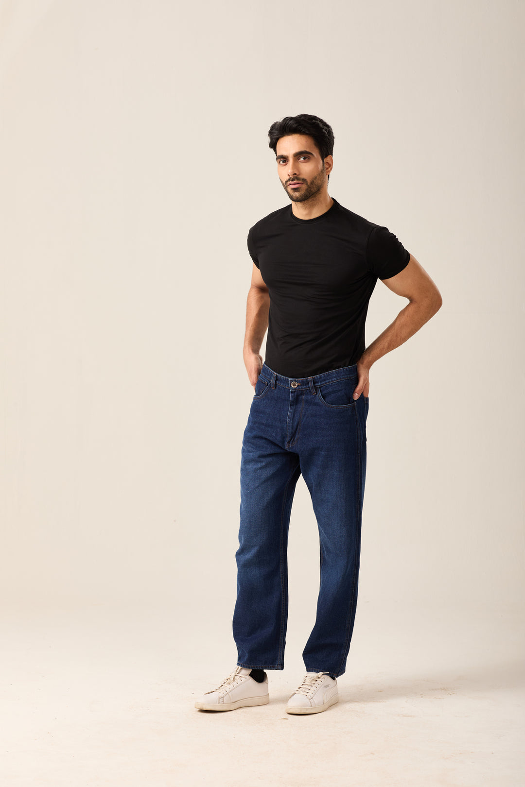 Classic Blue Straight Jeans