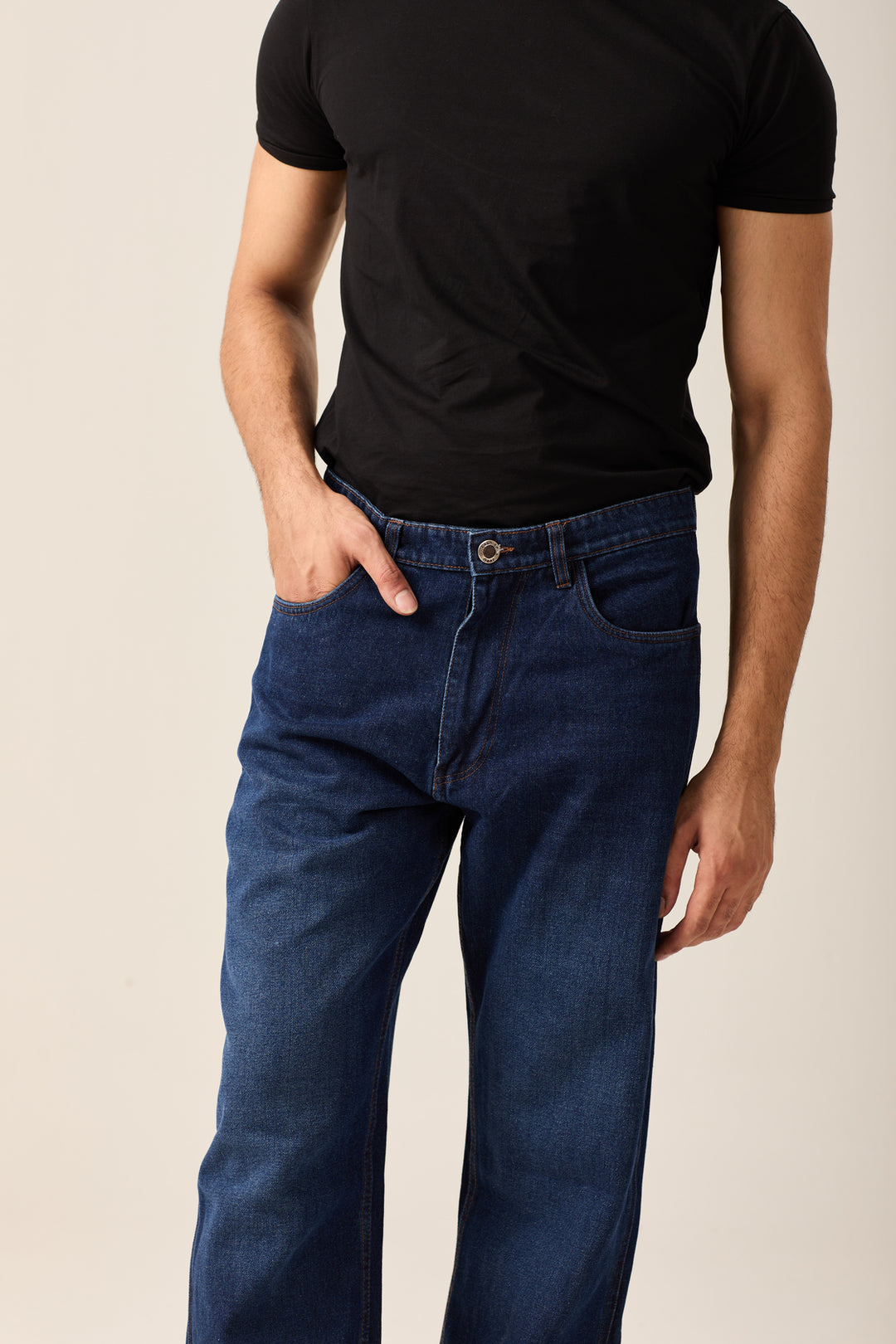 Classic Blue Straight Jeans