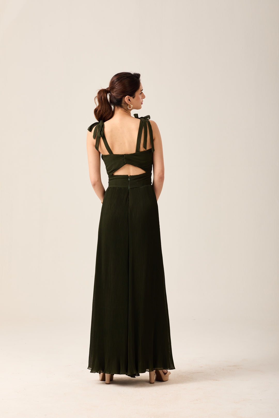 Olive Cutout Jumpsuit