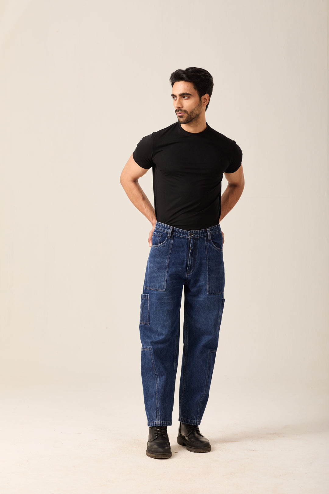 Workwear Denim Cargo Jeans