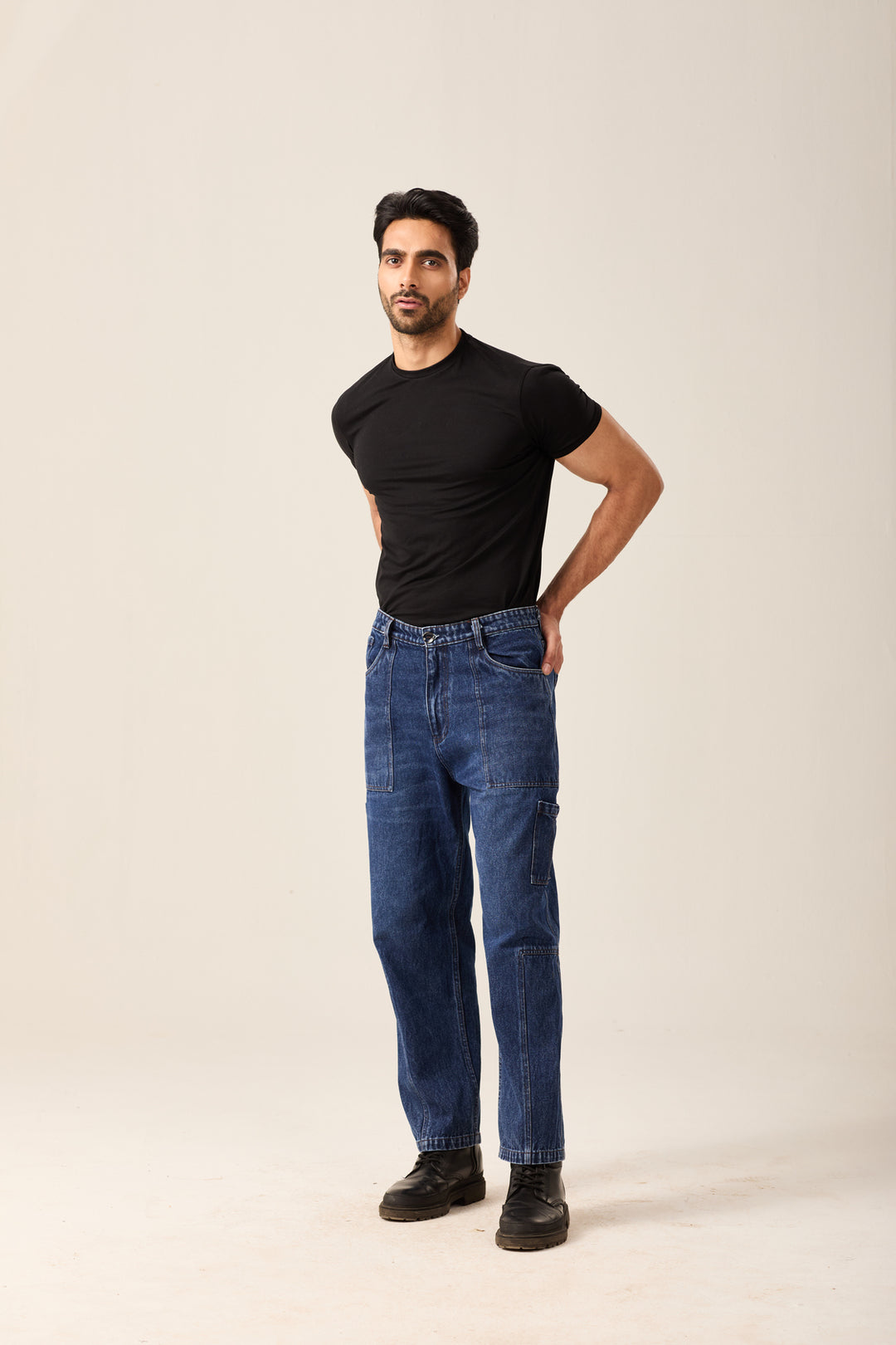 Workwear Denim Cargo Jeans