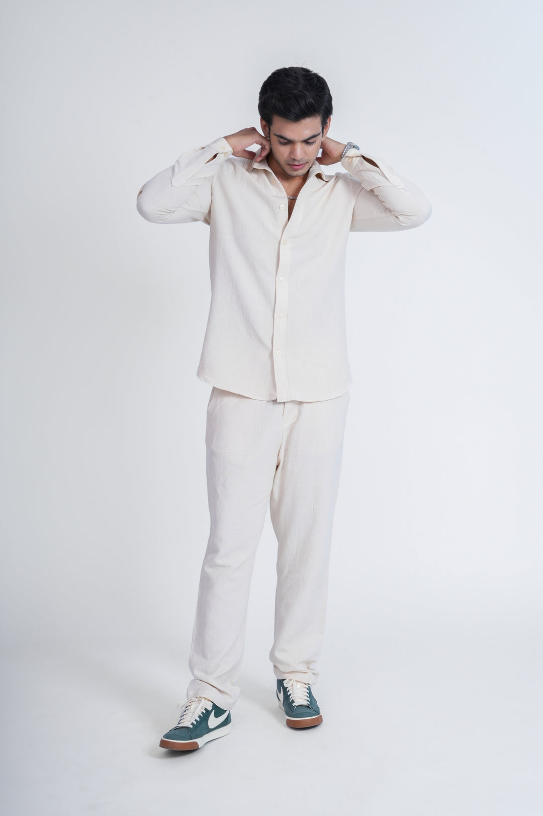 Ivory Ease Linen Shirt