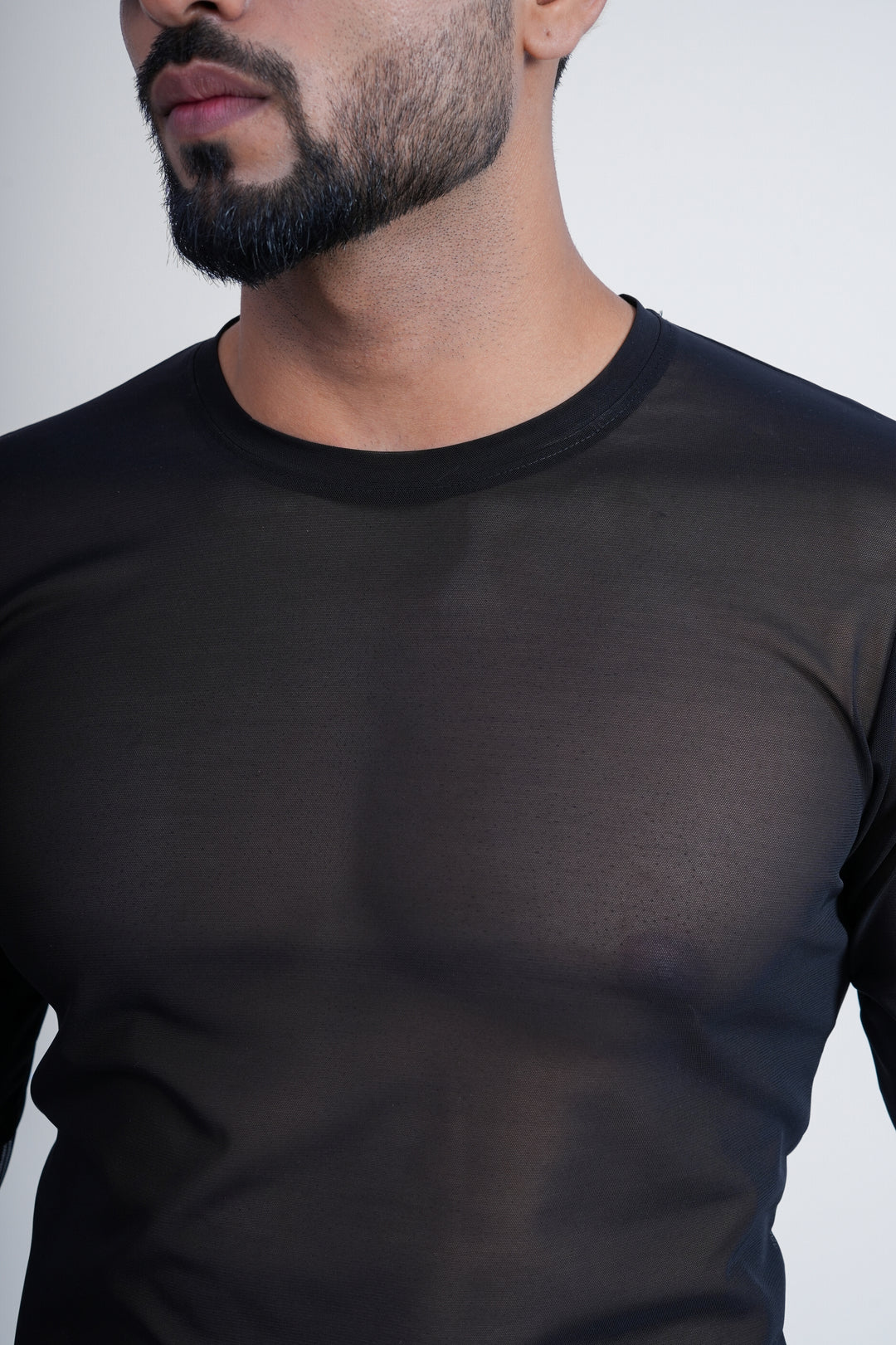 Black Full-Sleeve T-Shirt