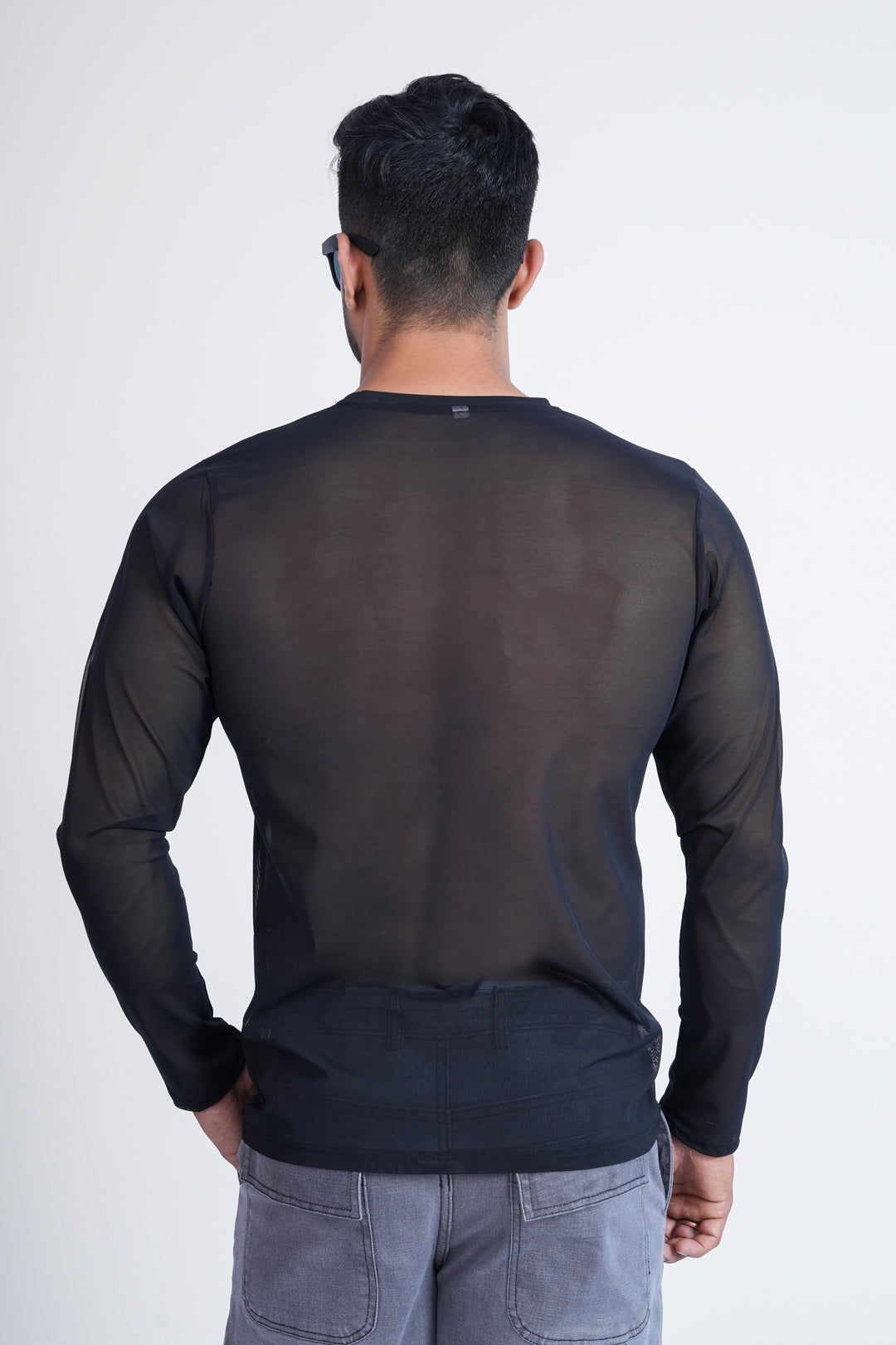 Black Full-Sleeve T-Shirt