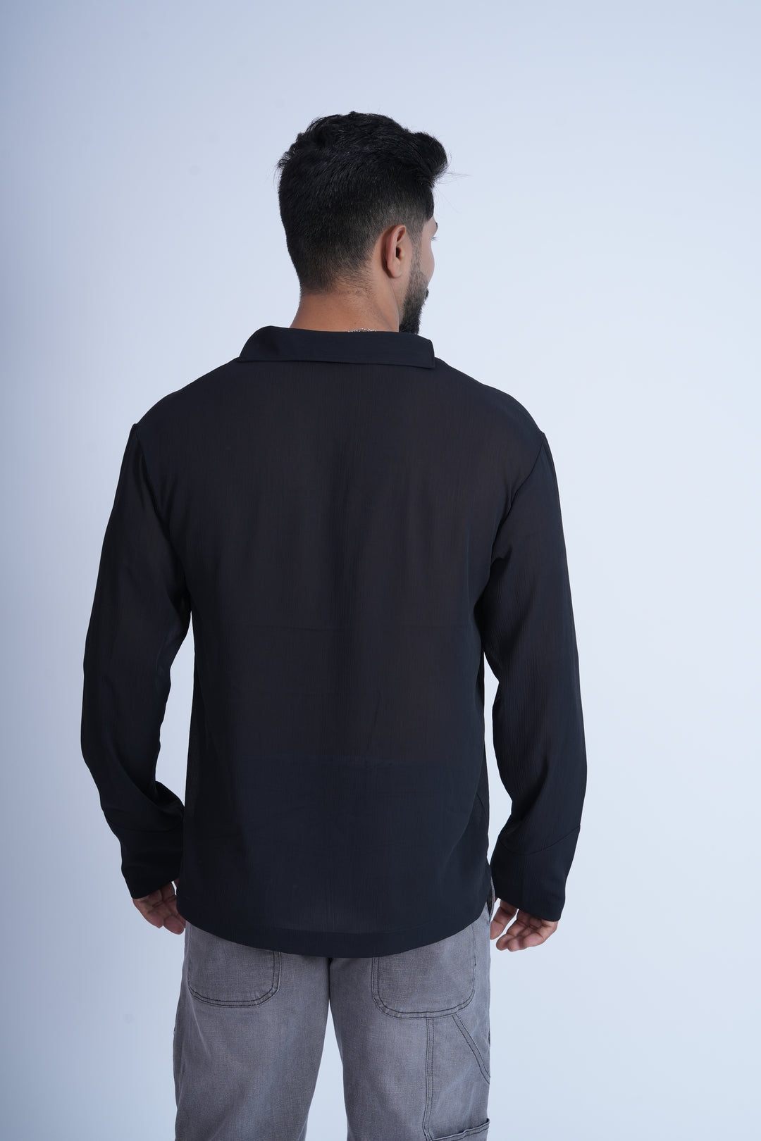 Midnight V-Neck Relaxed Shirt