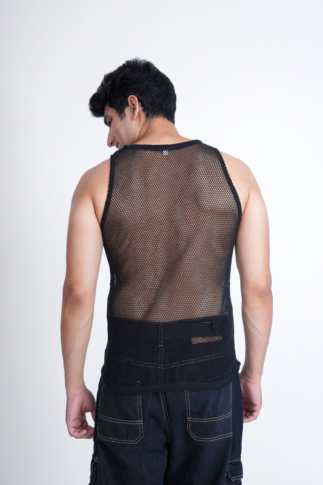 Shadow Mesh Statement Vest