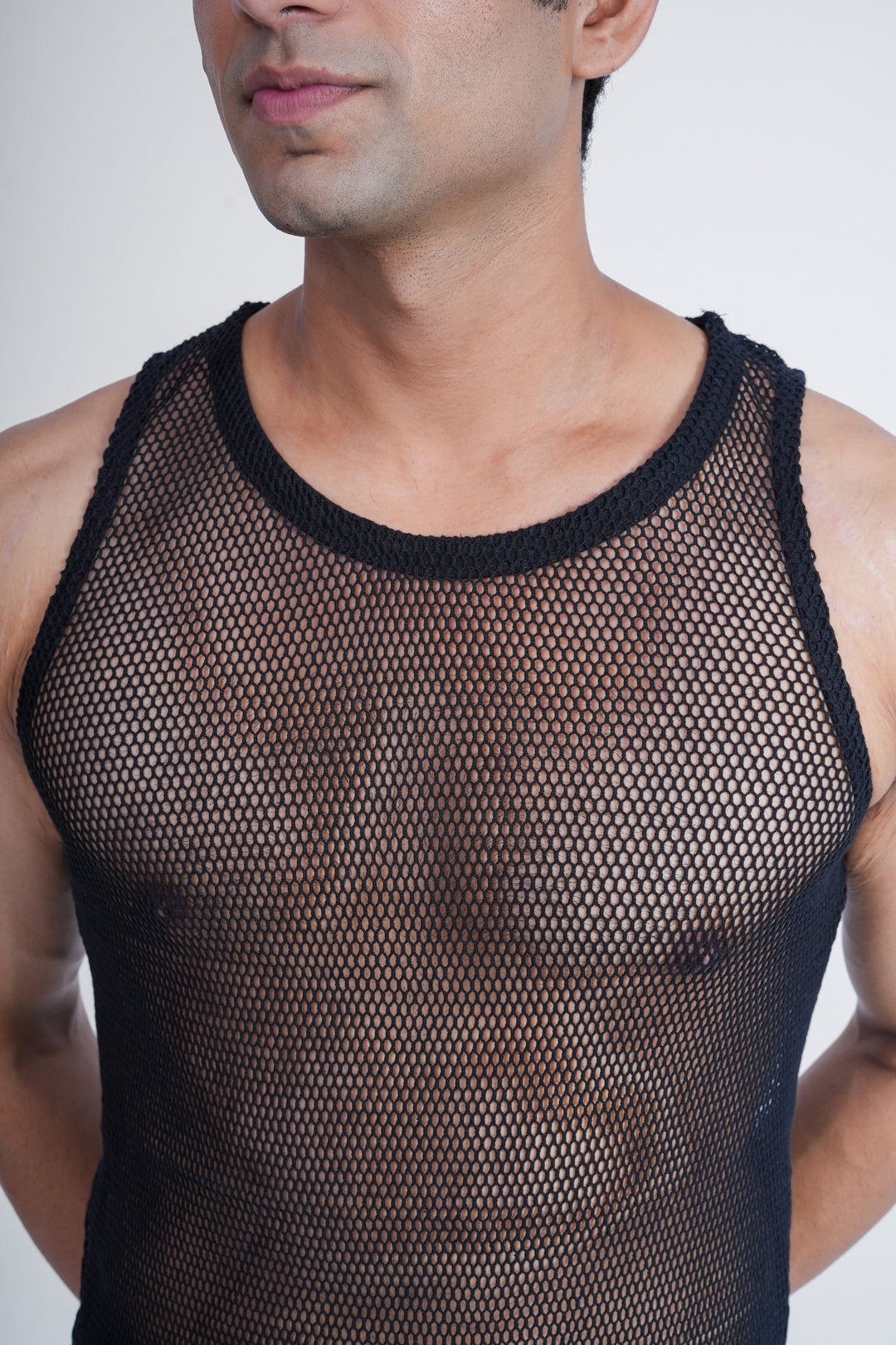 Shadow Mesh Statement Vest