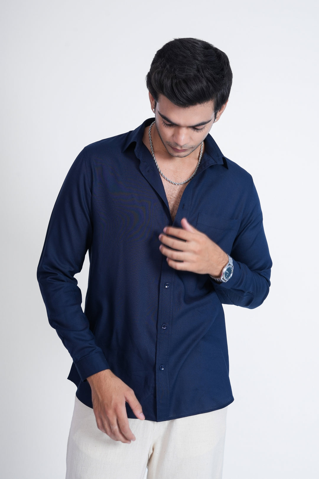 Blue Classic Tailored Shirt