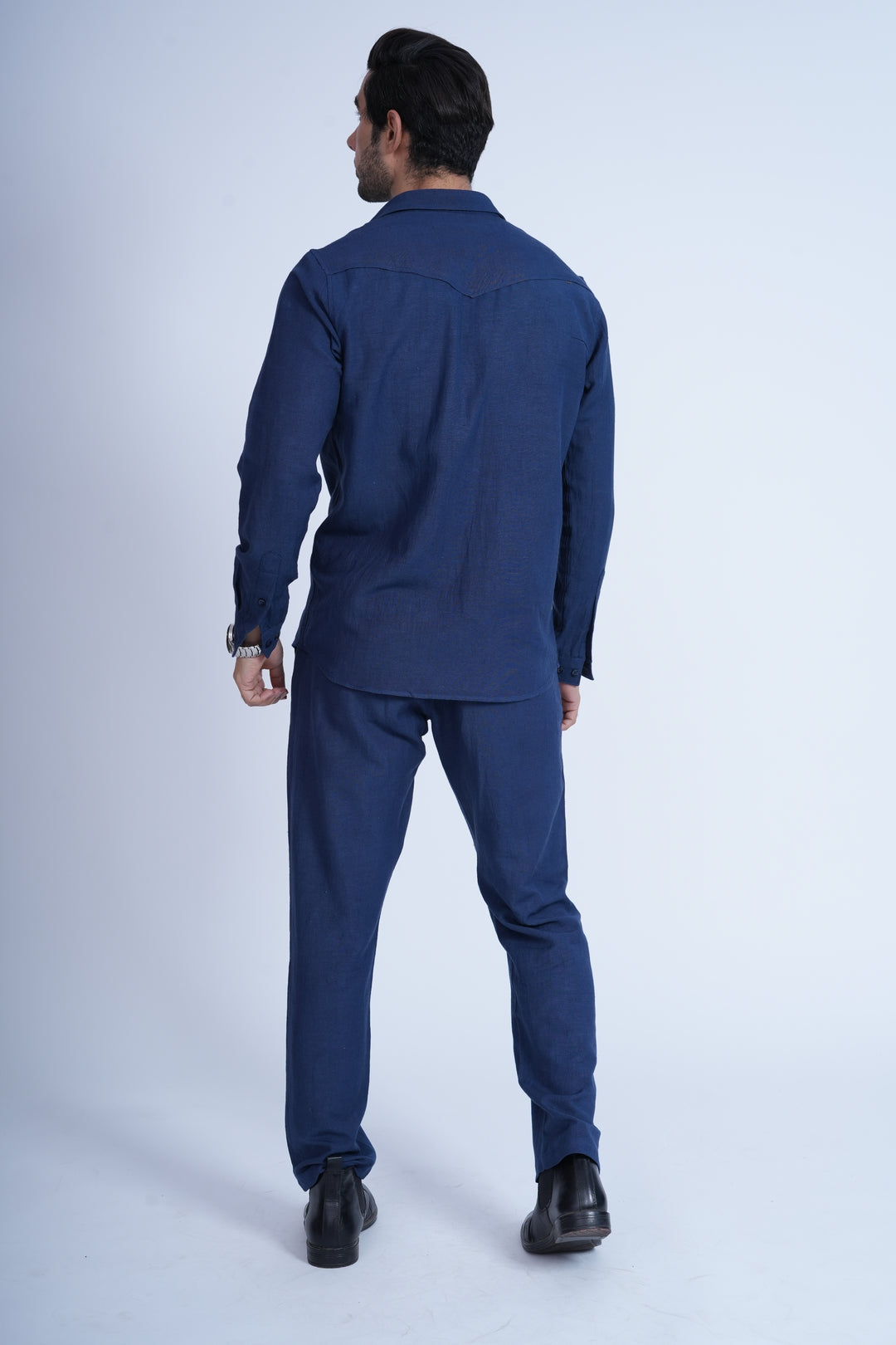 Blue Breeze Linen Shirt