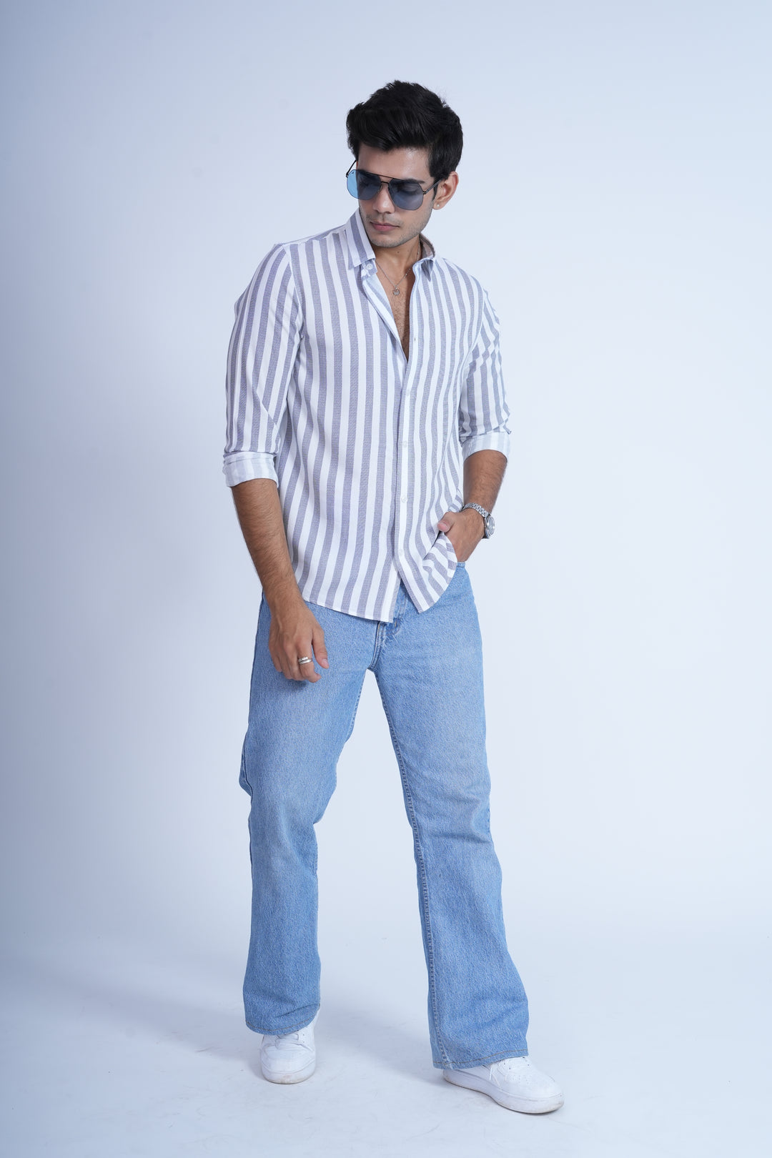 Coastal Stripe Classic Shirt