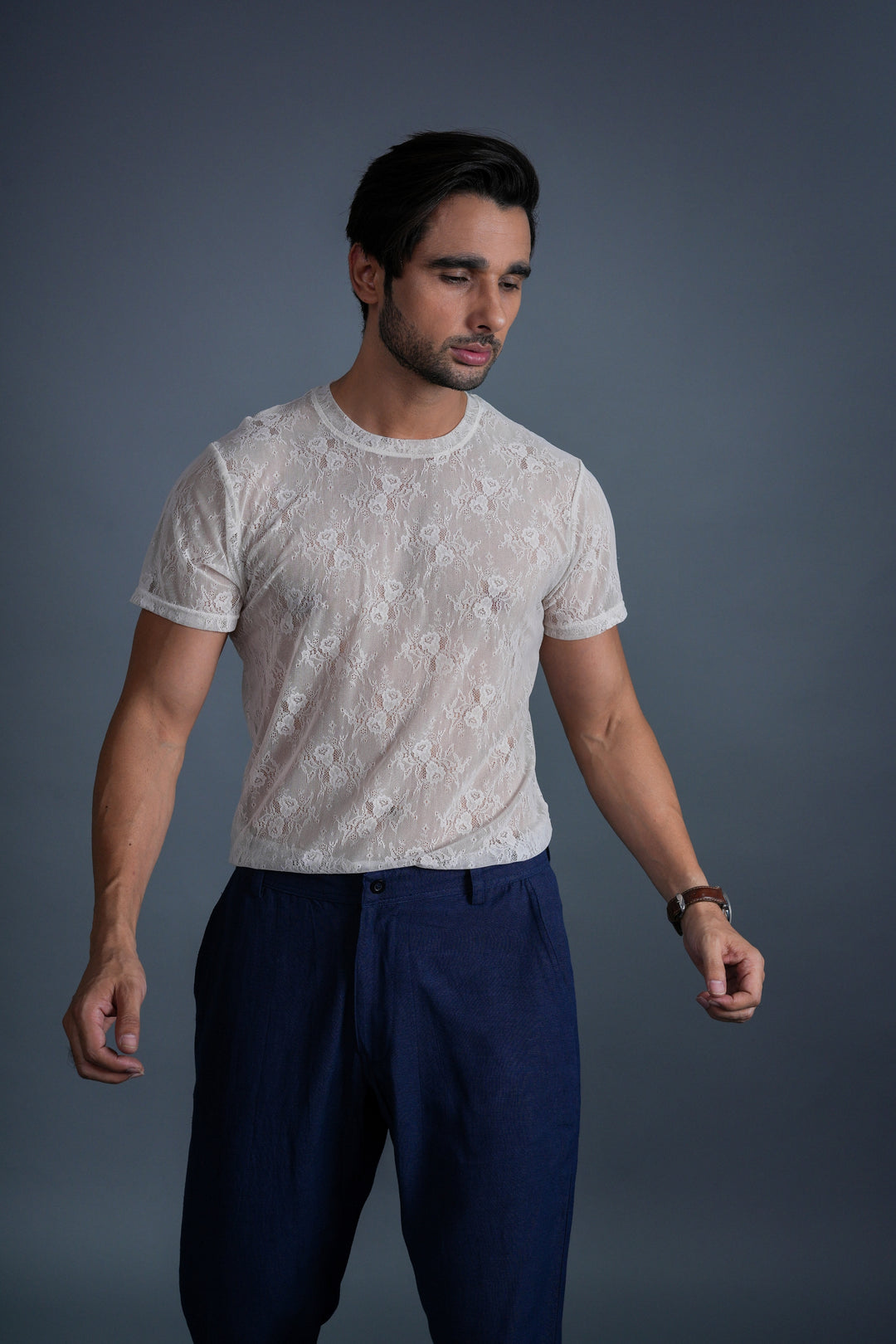 Ivory Lace Luxe Tee