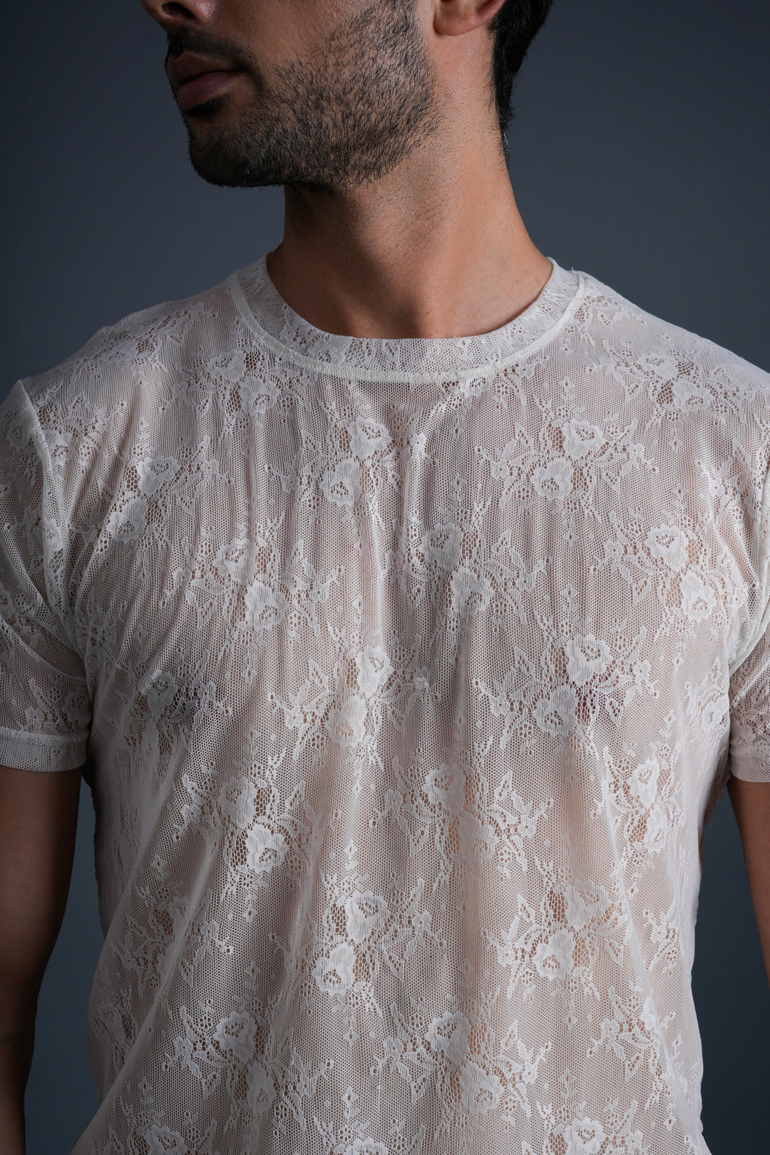 Ivory Lace Luxe Tee