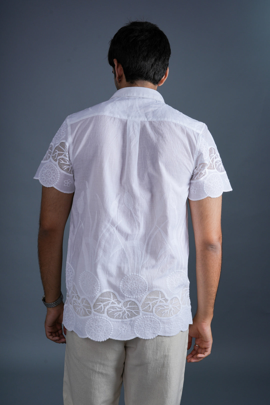 Ivory Heritage Embroidered Shirt