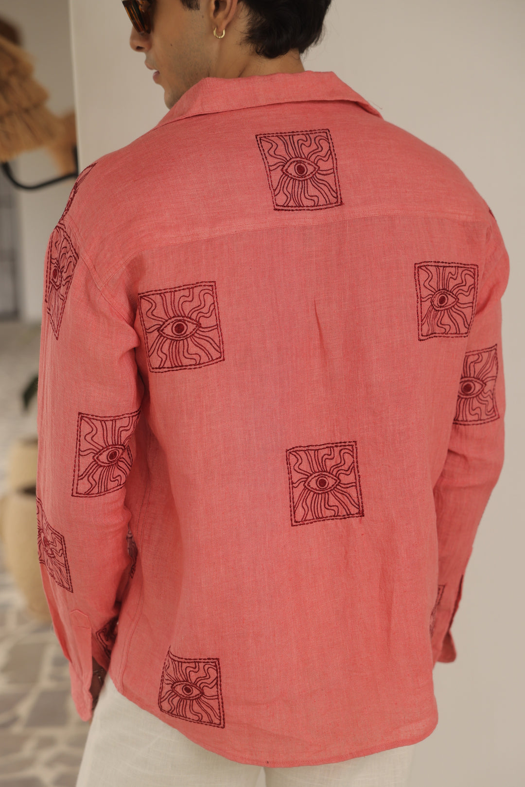 Ethereal Eye Embroidered Shirt