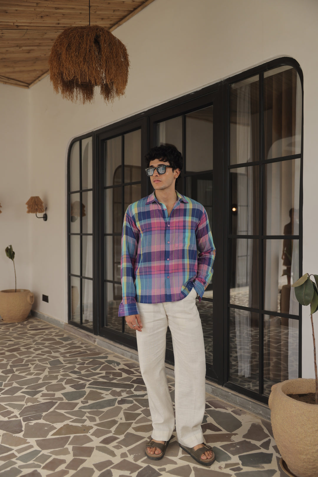 Coastal Fusion Check Shirt