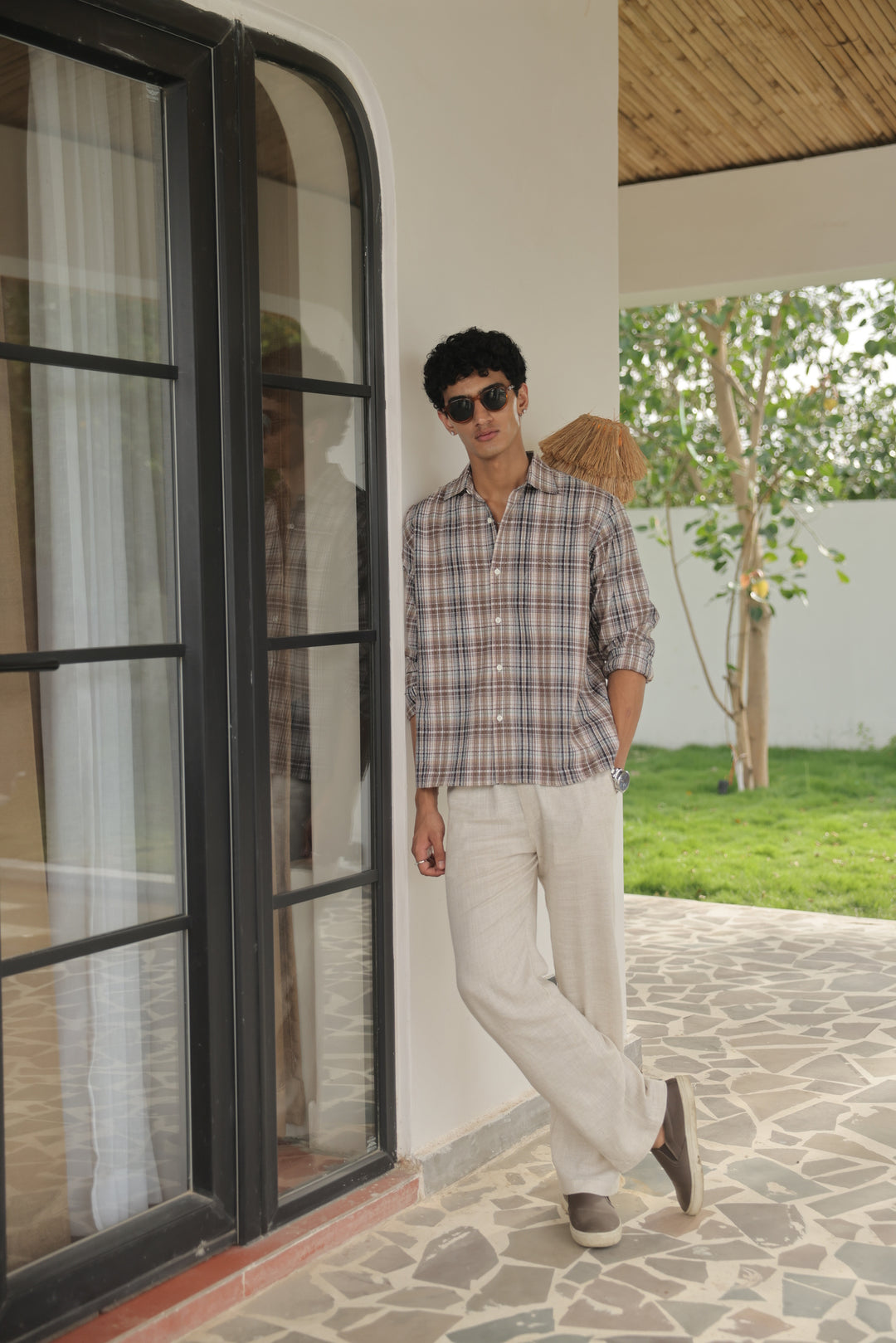 Driftwood Plaid short Shirt