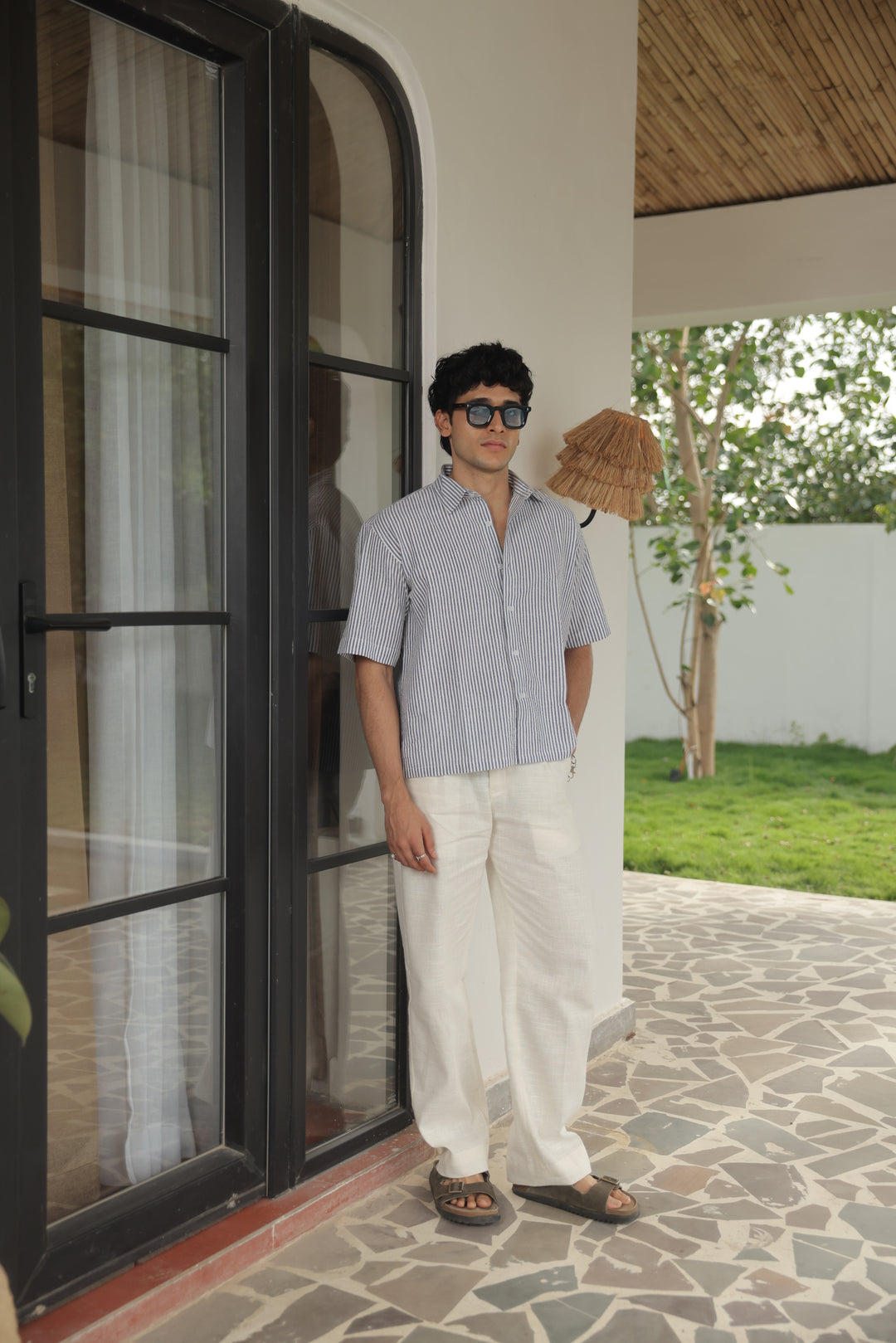 Ashwood Pinstripe Short Shirt