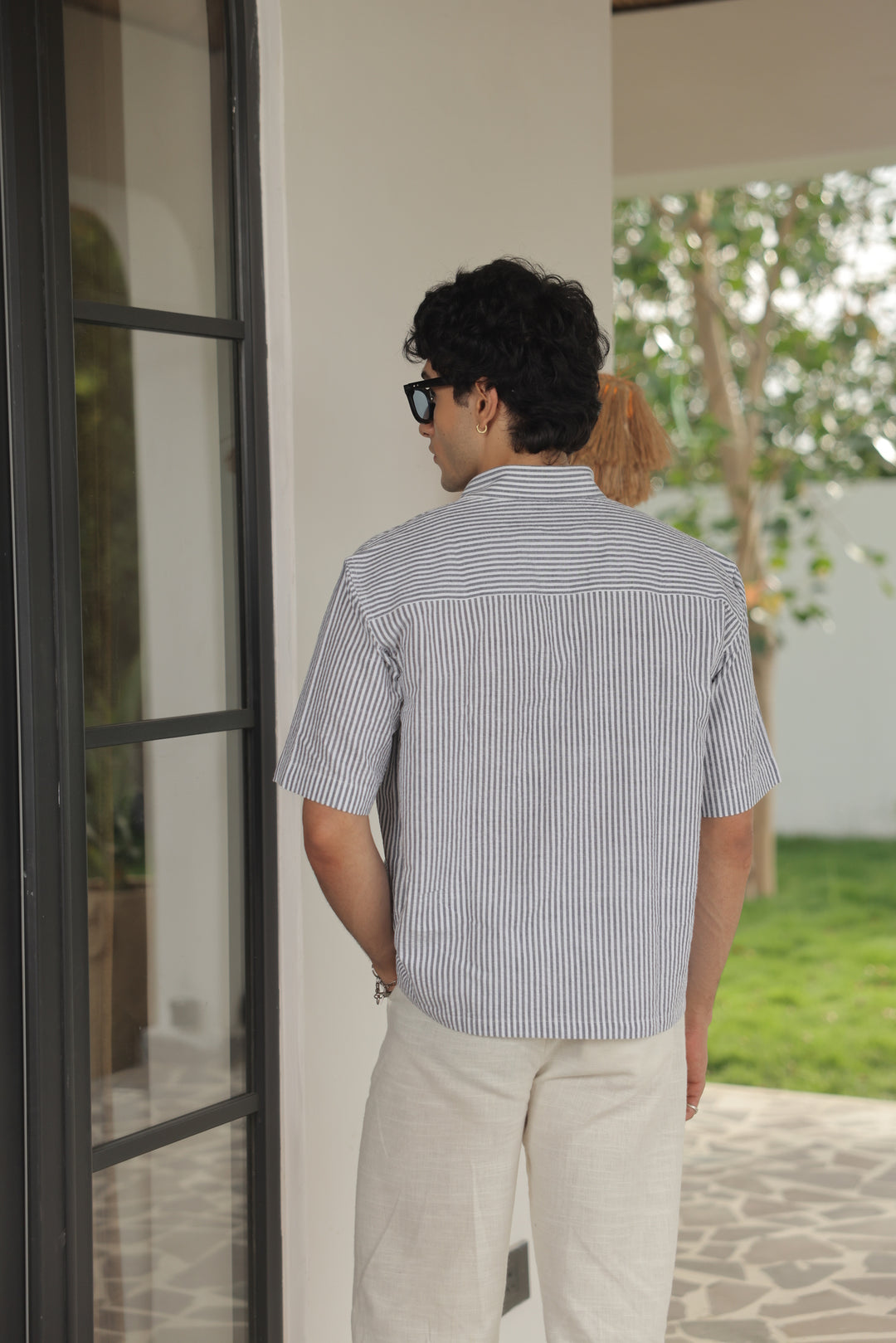 Ashwood Pinstripe Short Shirt