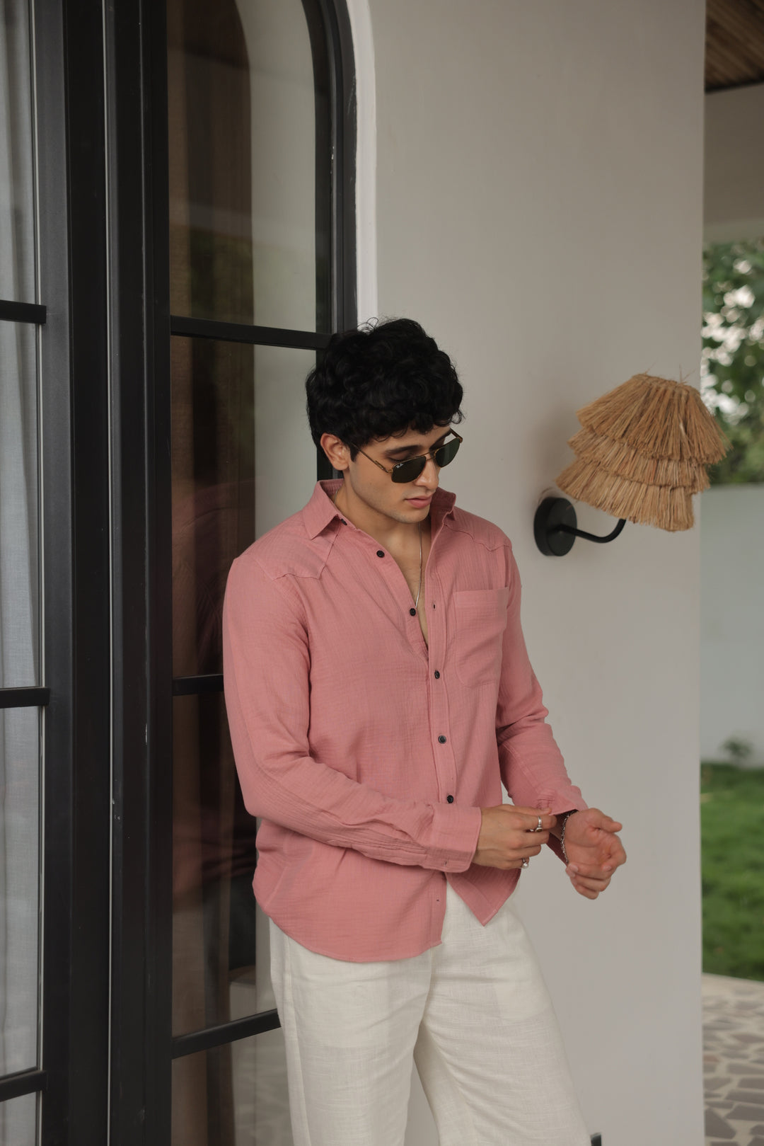 Dusty Rose Full Sleeve Shirt