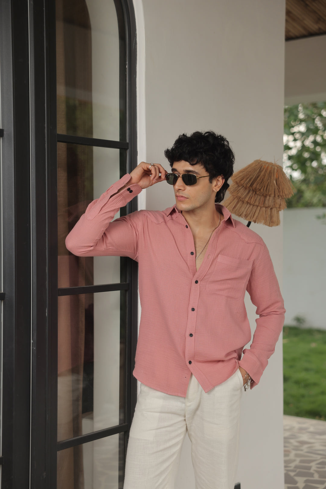 Dusty Rose Full Sleeve Shirt